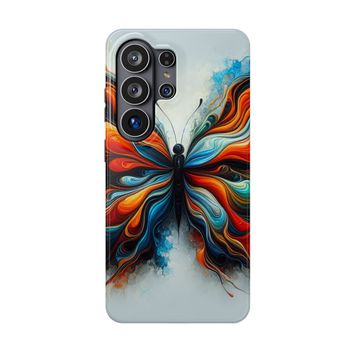 Vibrant Butterfly Impact Resistant Phone Case Unique Gift for Nature Lovers