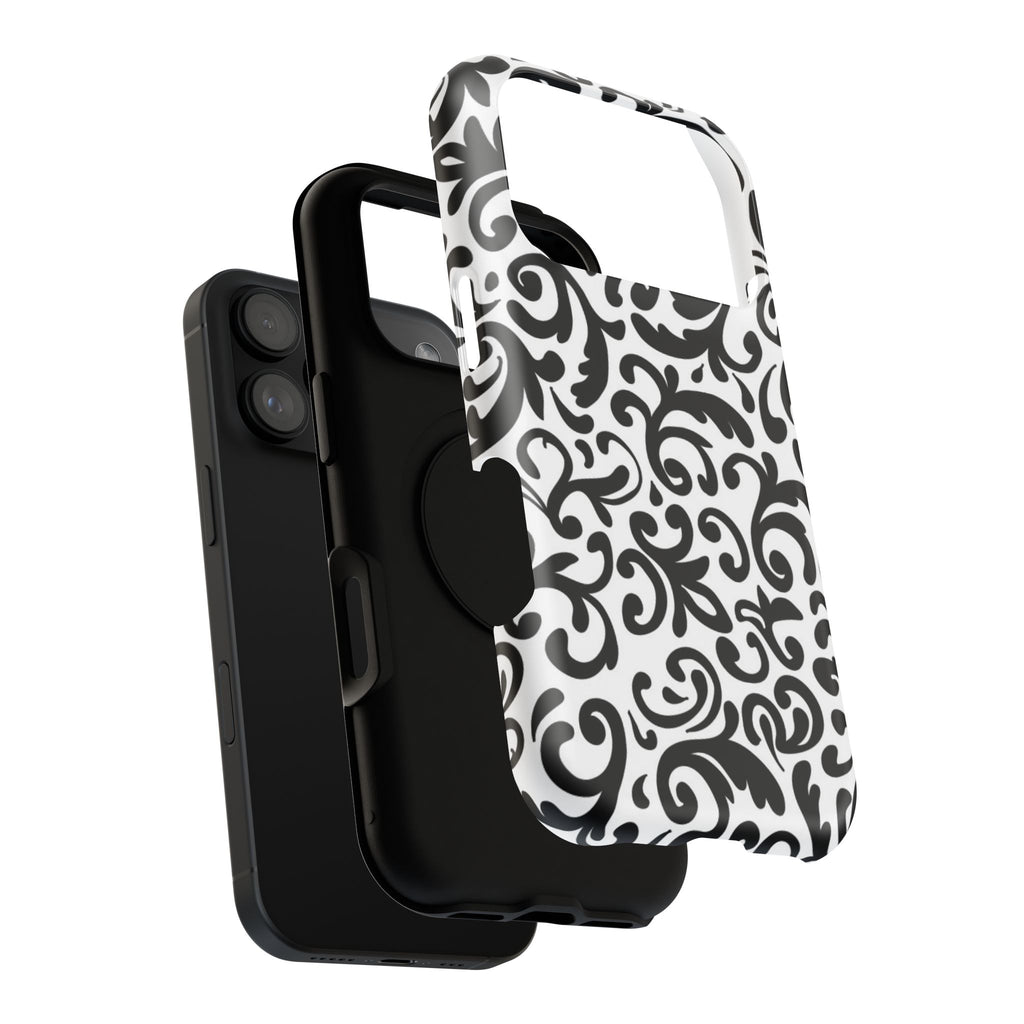 Stylish Black & White Design Phone Case