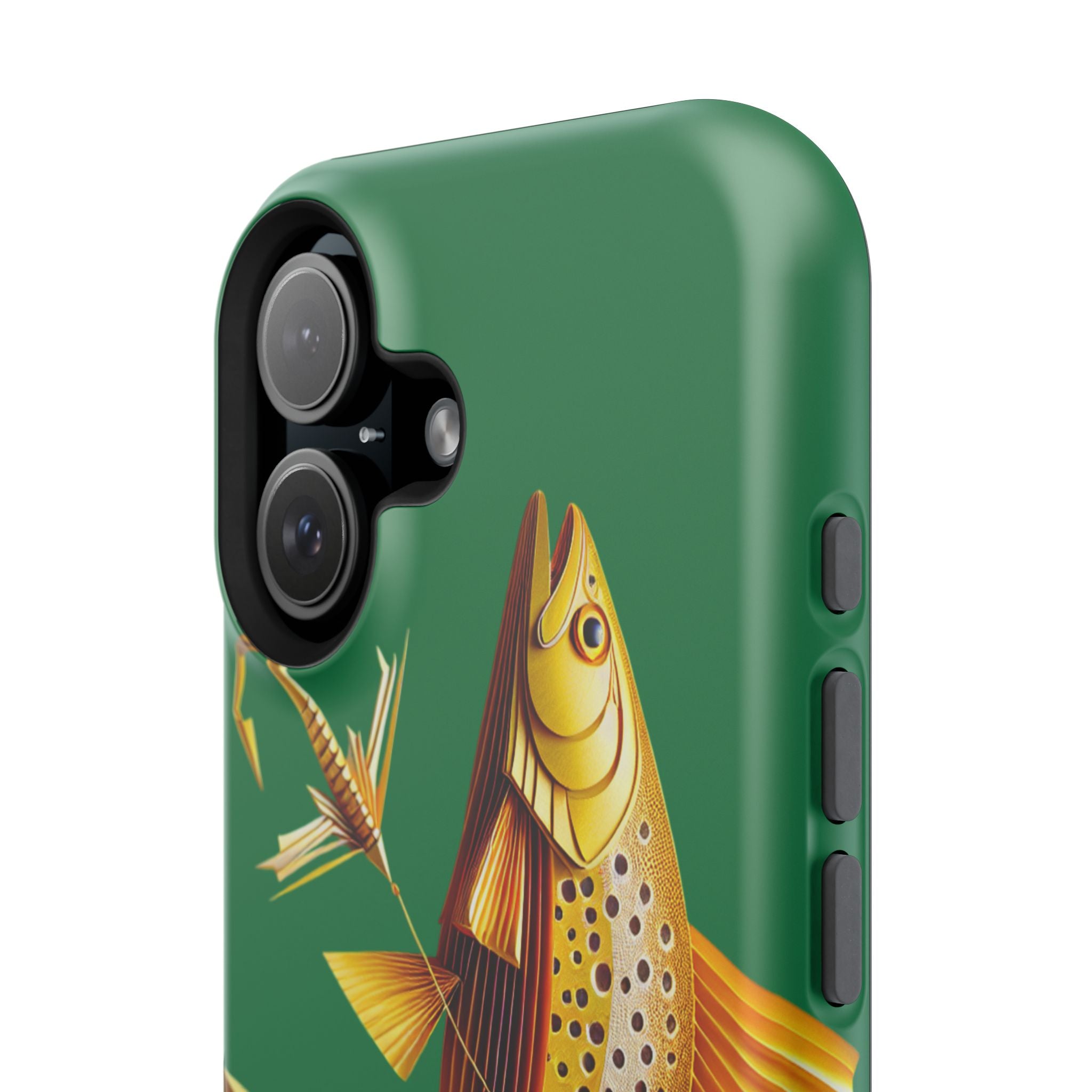 Impact Resistant Phone Case,  Lucky Charm Fish, Outdoor Enthusiast Gift