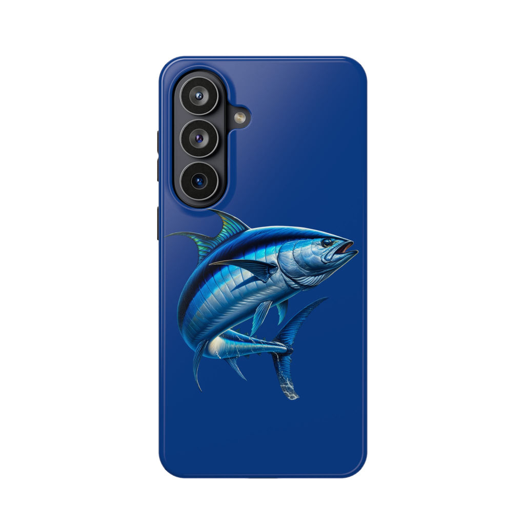 Blue Marlin Impact-Resistant Phone Case — Ocean Fish Protective Cover