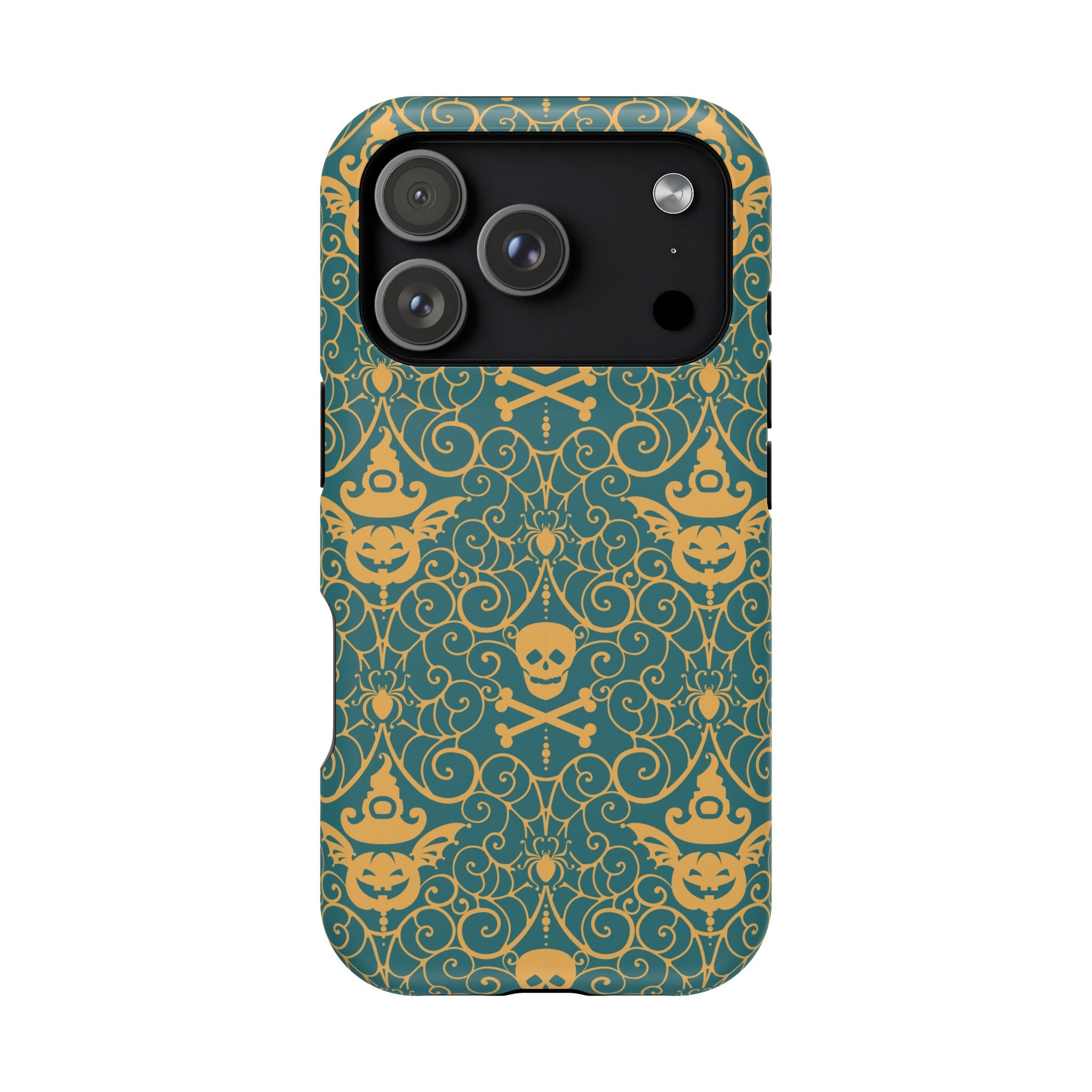 Skull & Crossbones Vintage Pattern Magnetic Impact Phone Case