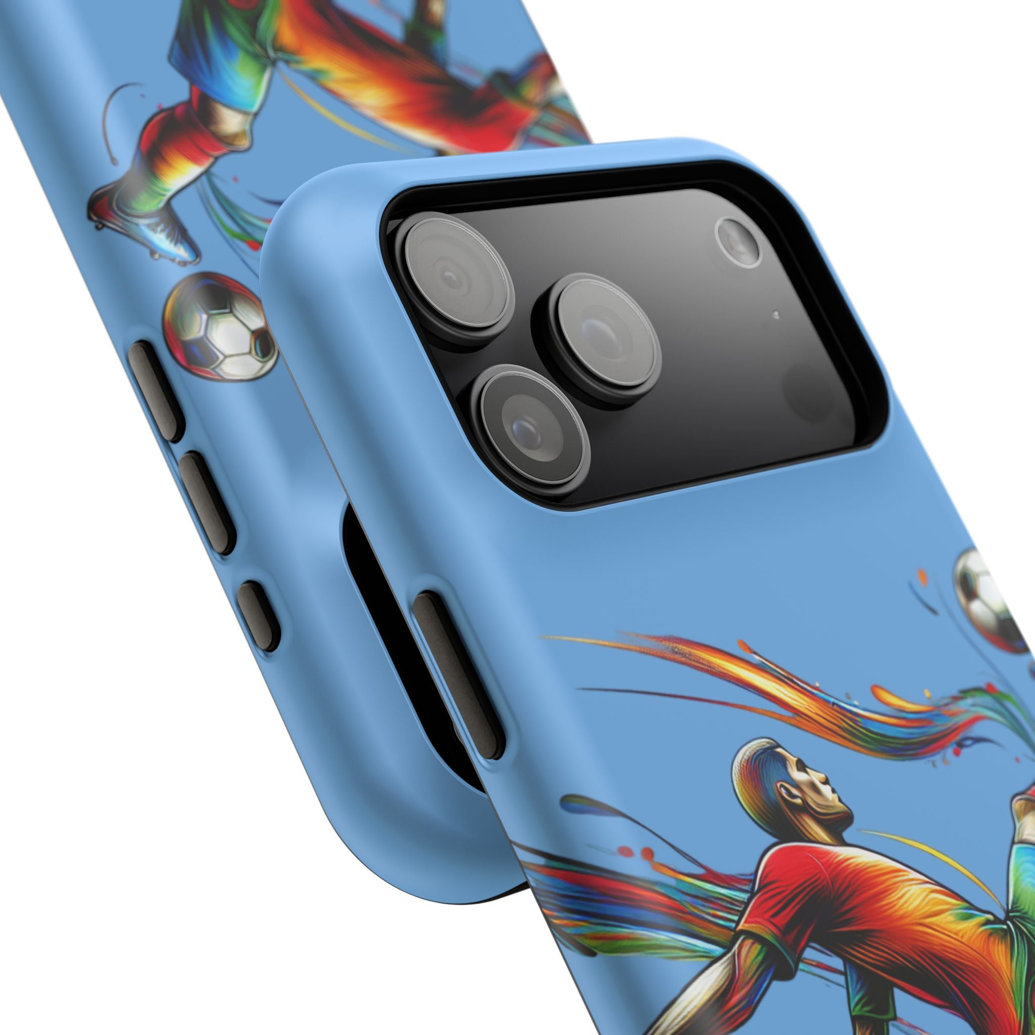 Soccer Art Impact Resistant Phone Case