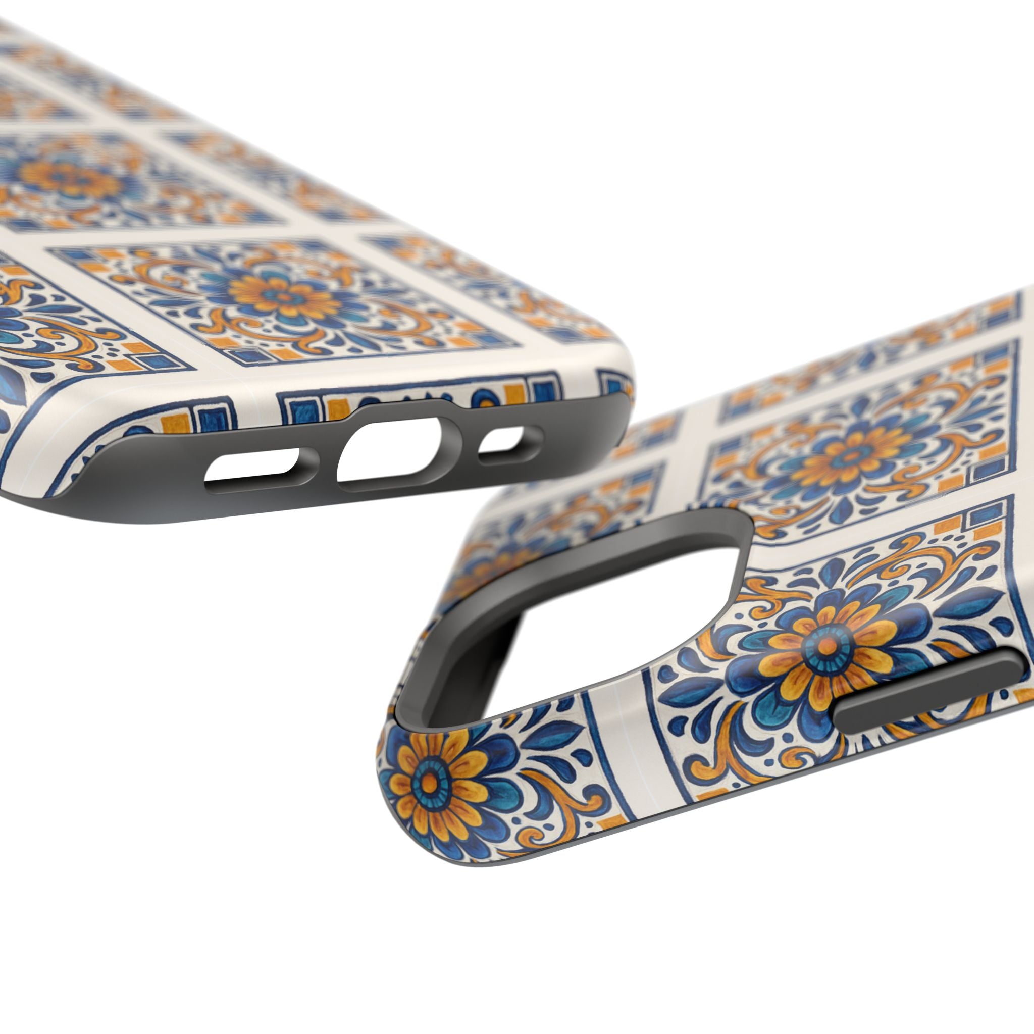 Colorful Floral Phone Case, Durable Impact-Resistant