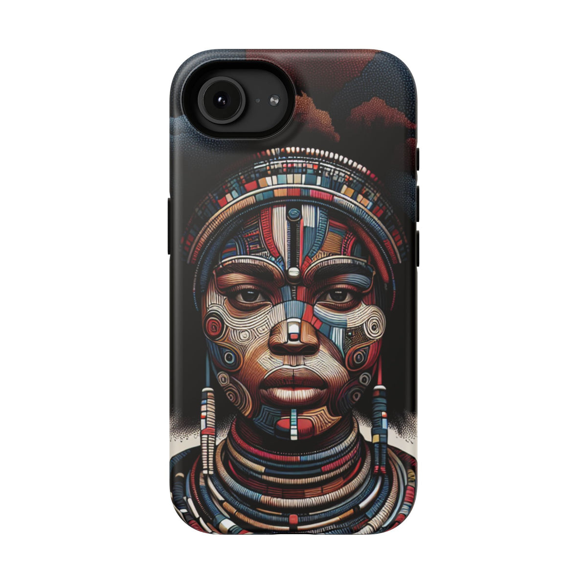 Cultural Art Impact Resistant Phone Case for iPhone/Samsung