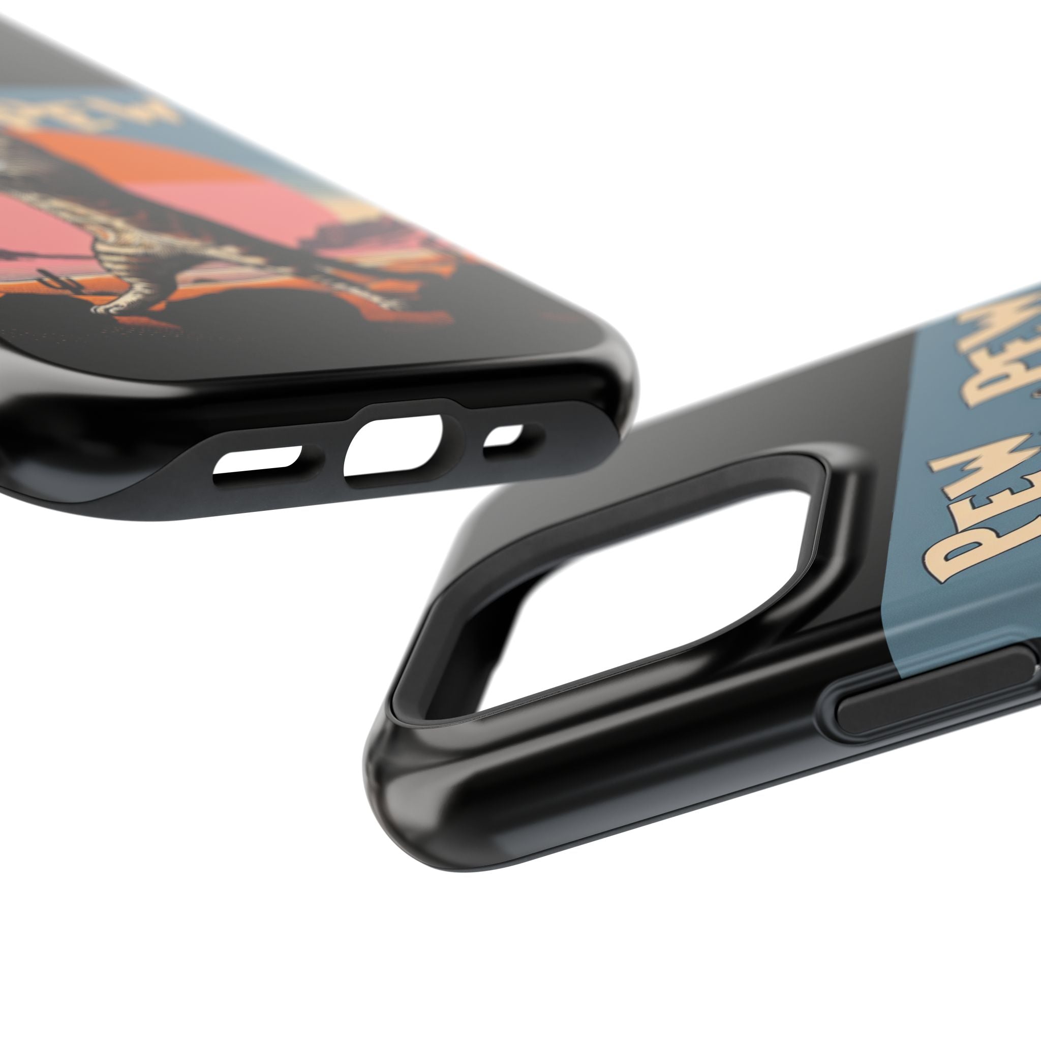 Impact Resistant Phone Tough Case - Pew Pew Kitty Dessert Design