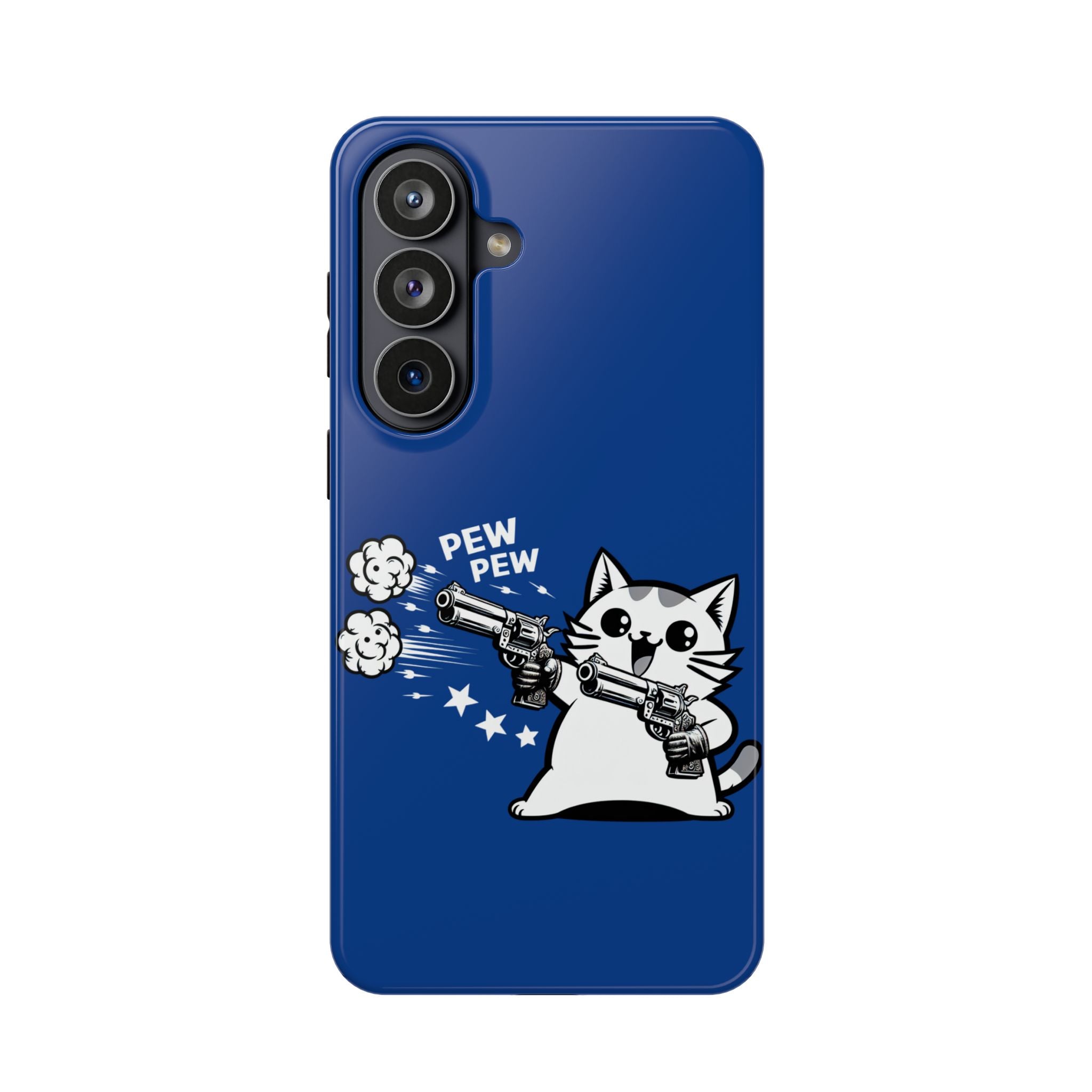 Kitty Pew Pew Impact Resistant Phone Case
