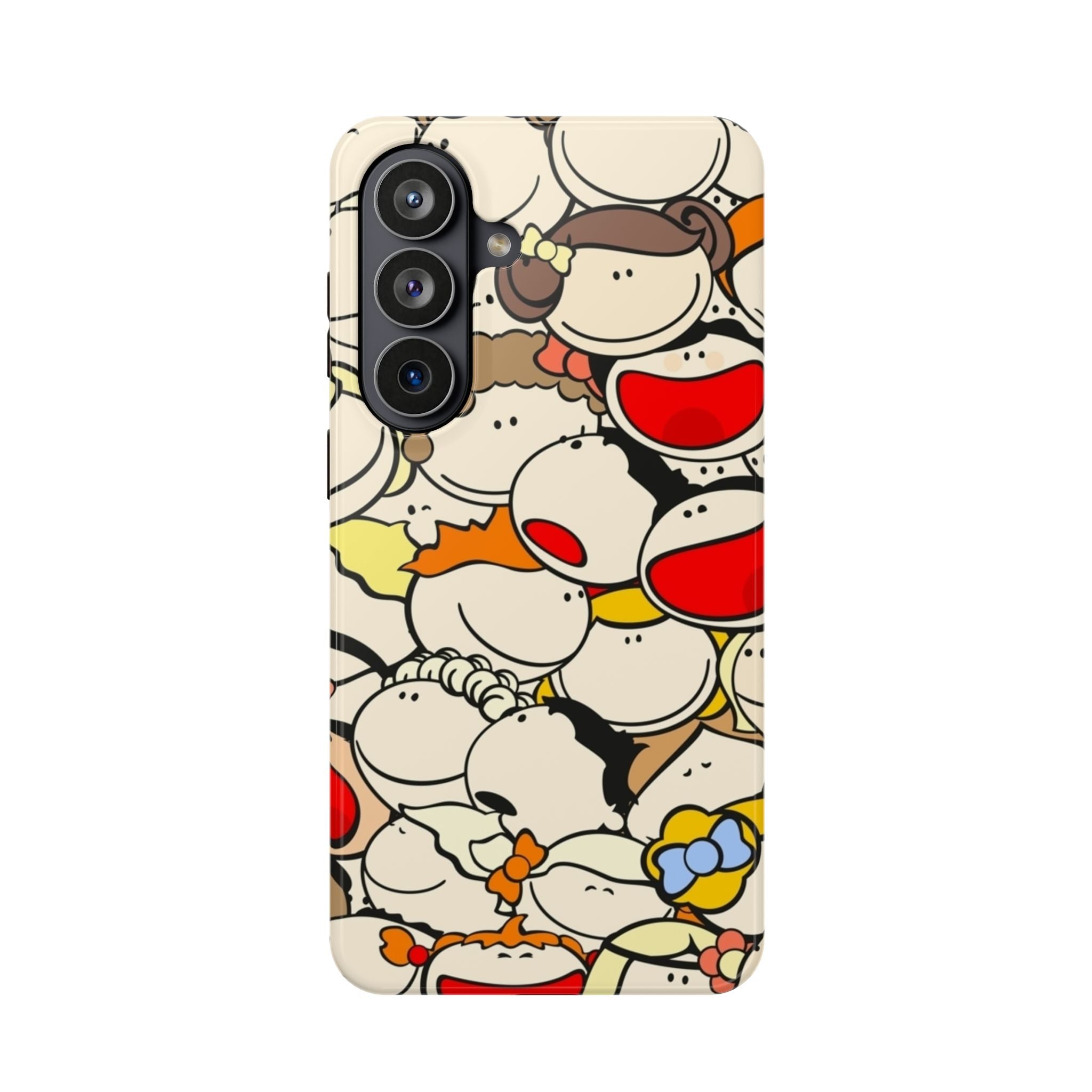Cartoon Faces Impact-Resistant Phone Case
