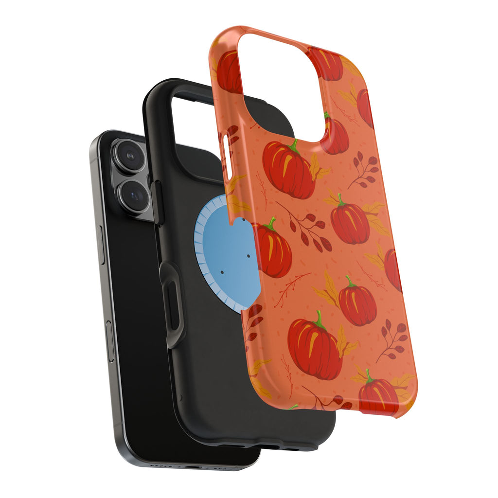 Pumpkin Design Magnetic Shockproof Phone Case for iPhone/Samsung