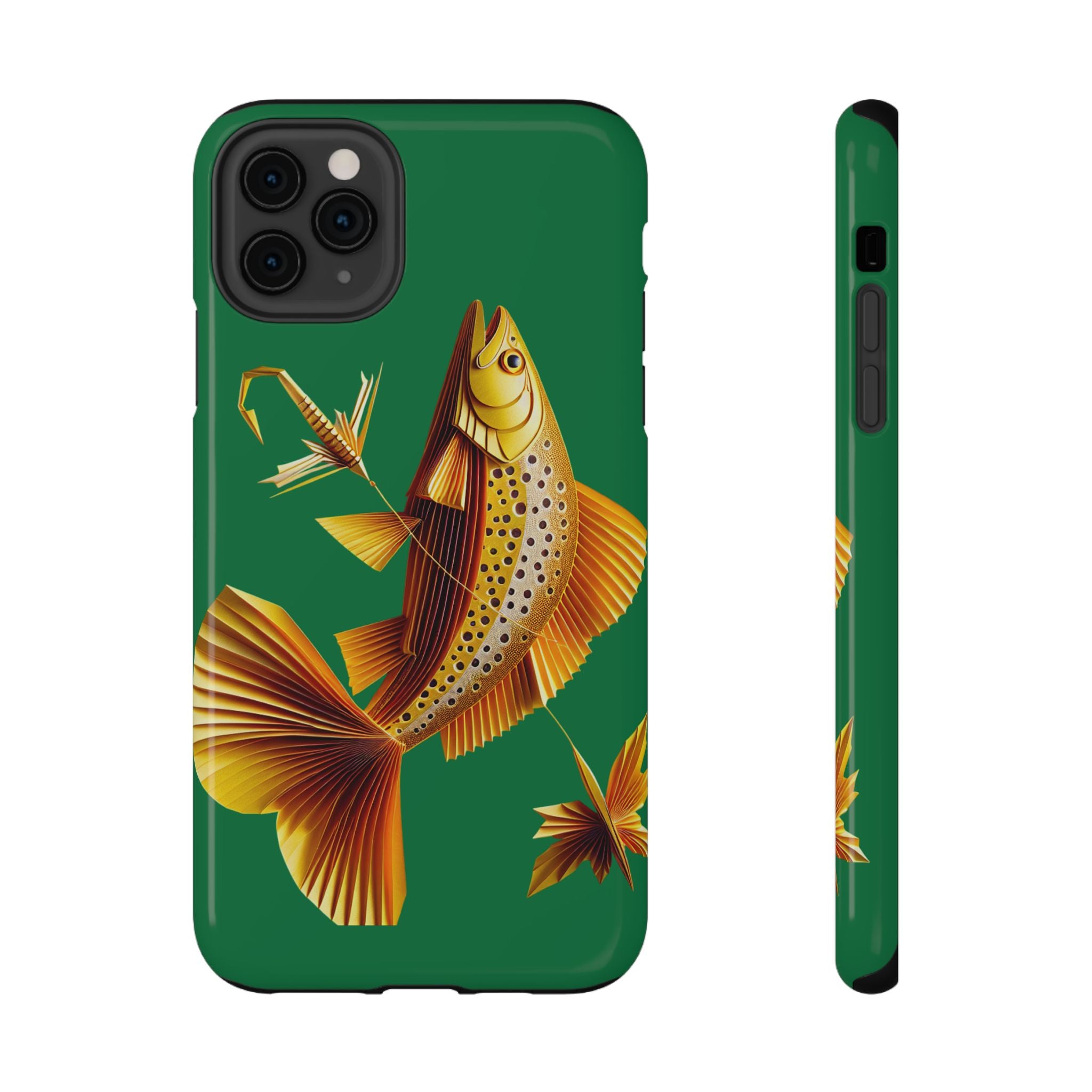 Impact Resistant Phone Case,  Lucky Charm Fish, Outdoor Enthusiast Gift