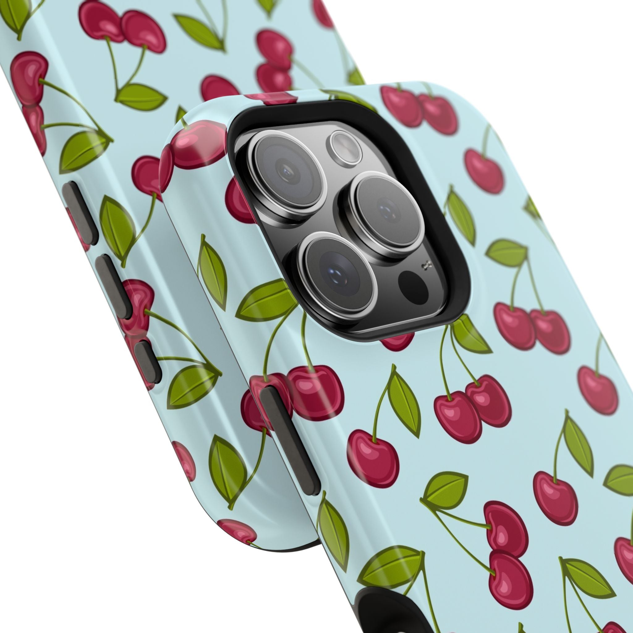 Cherry Pattern Phone Case, Cute Cherry