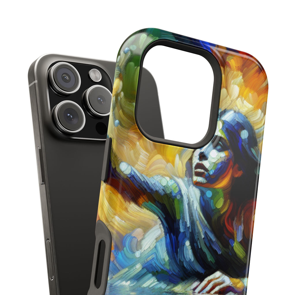 Abstract Woman Impact Resistant Phone Tough Case