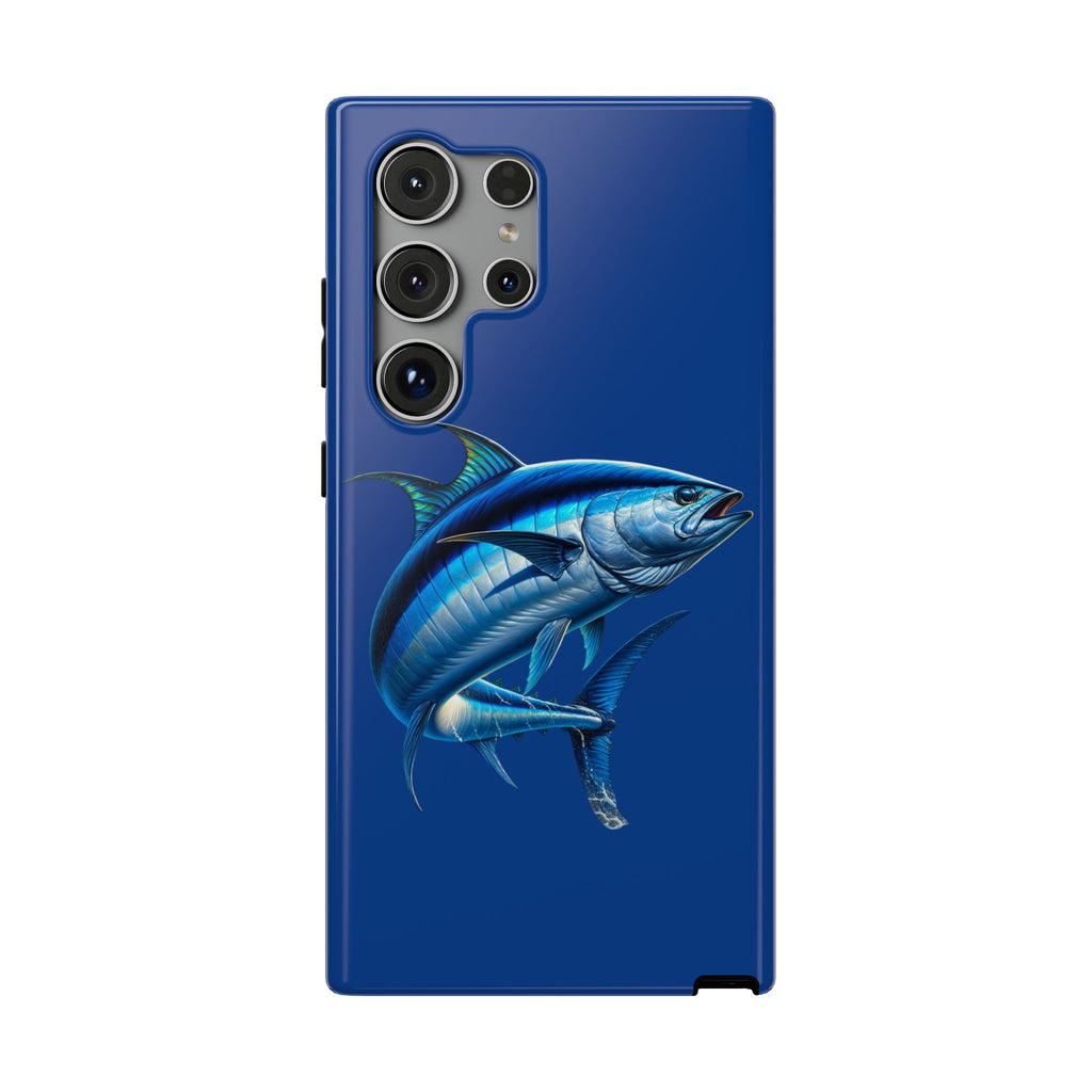 Blue Marlin Impact-Resistant Phone Case — Ocean Fish Protective Cover