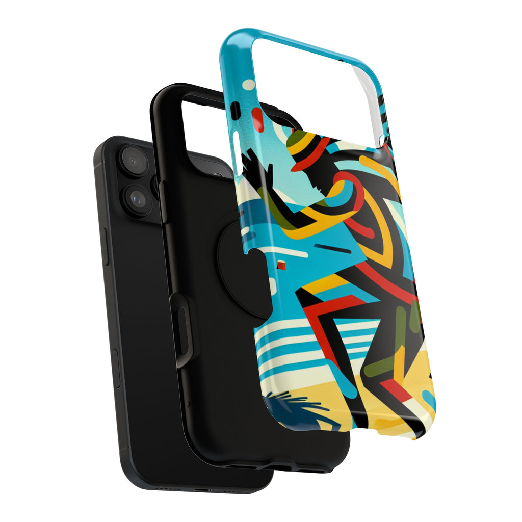 Vibrant Tribal Runner Impact Resistant Phone Case