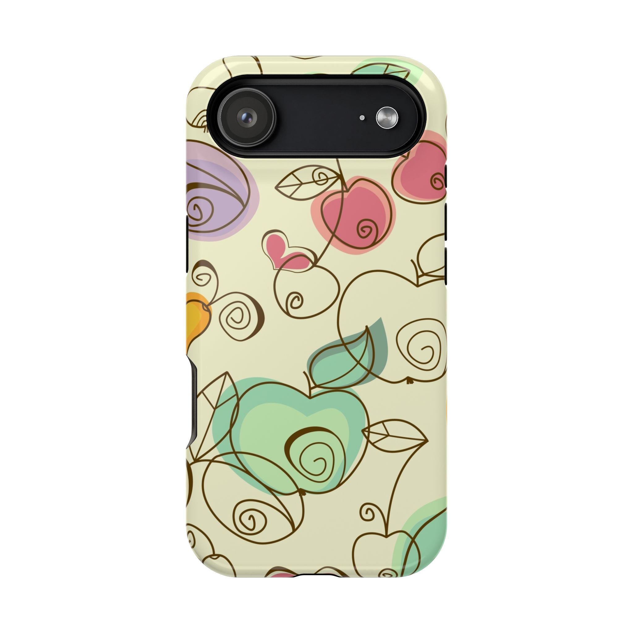 Colorful Floral Phone Case, Impact-Resistant