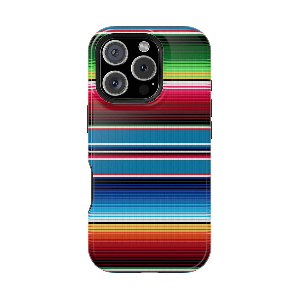 Serape Stripe Impact-Resistant for iPhone Phone Cases