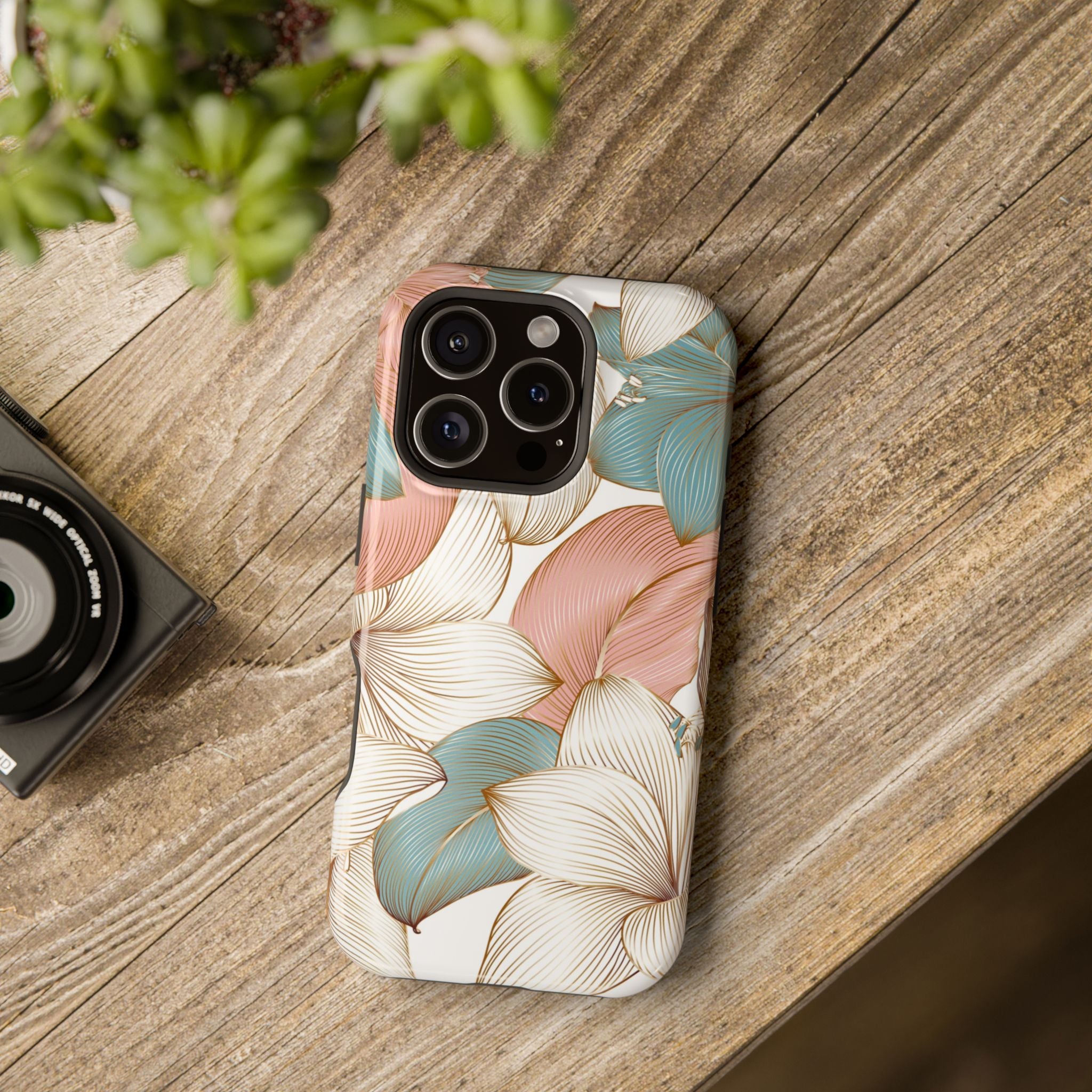 Decorative Phone Cases, Floral Impact-Resistant