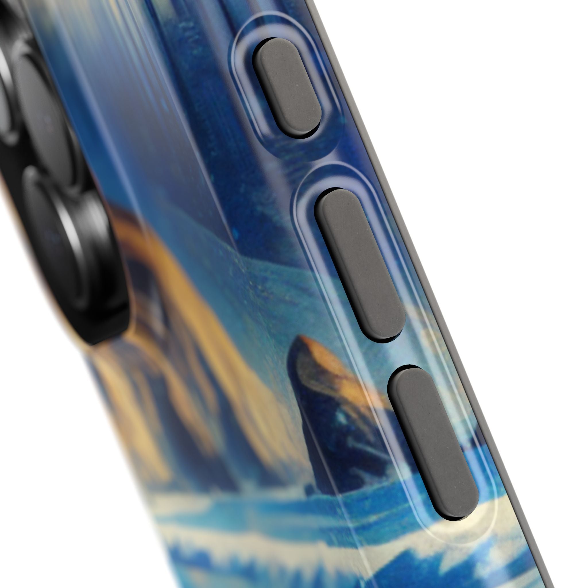 Impact Resistant  Phone Case, Ocean Waves, Summer Memories Protective Case