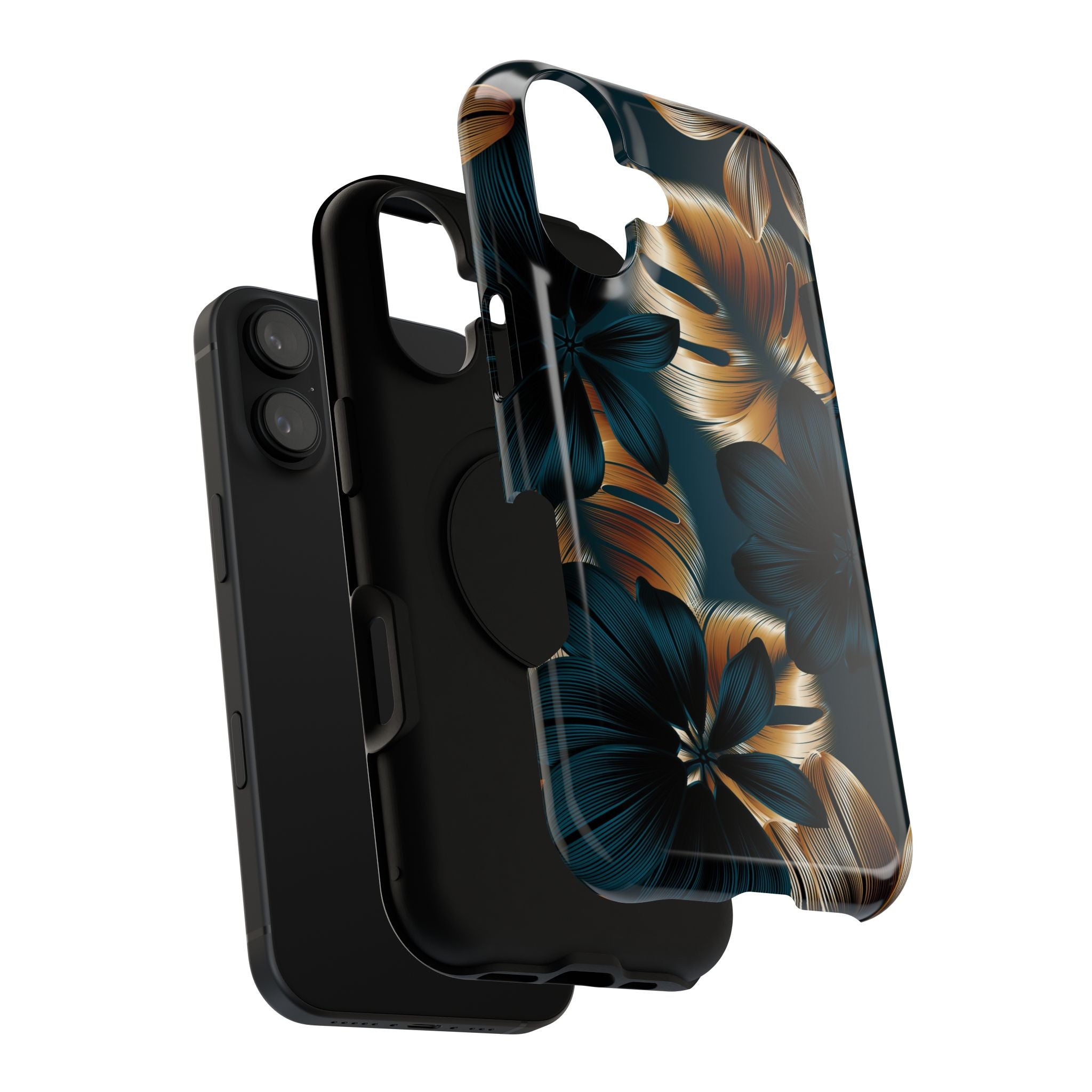 Floral Impact-Resistant Phone Case