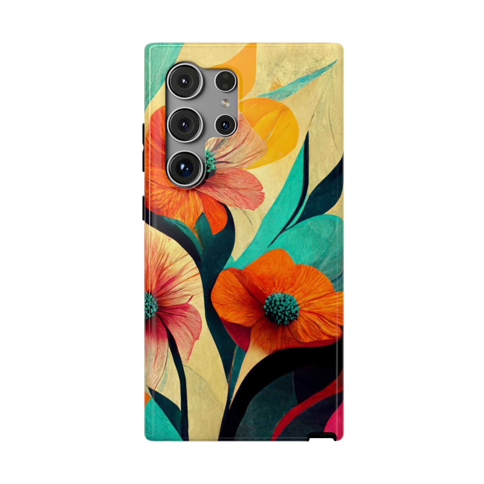 Floral Impact-Resistant Phone Case