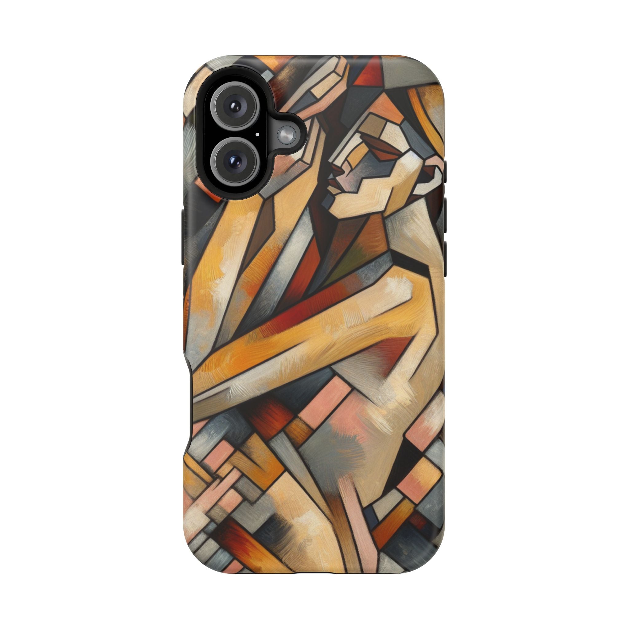 Impact Resistant Phone Case - Woman Abstract Design