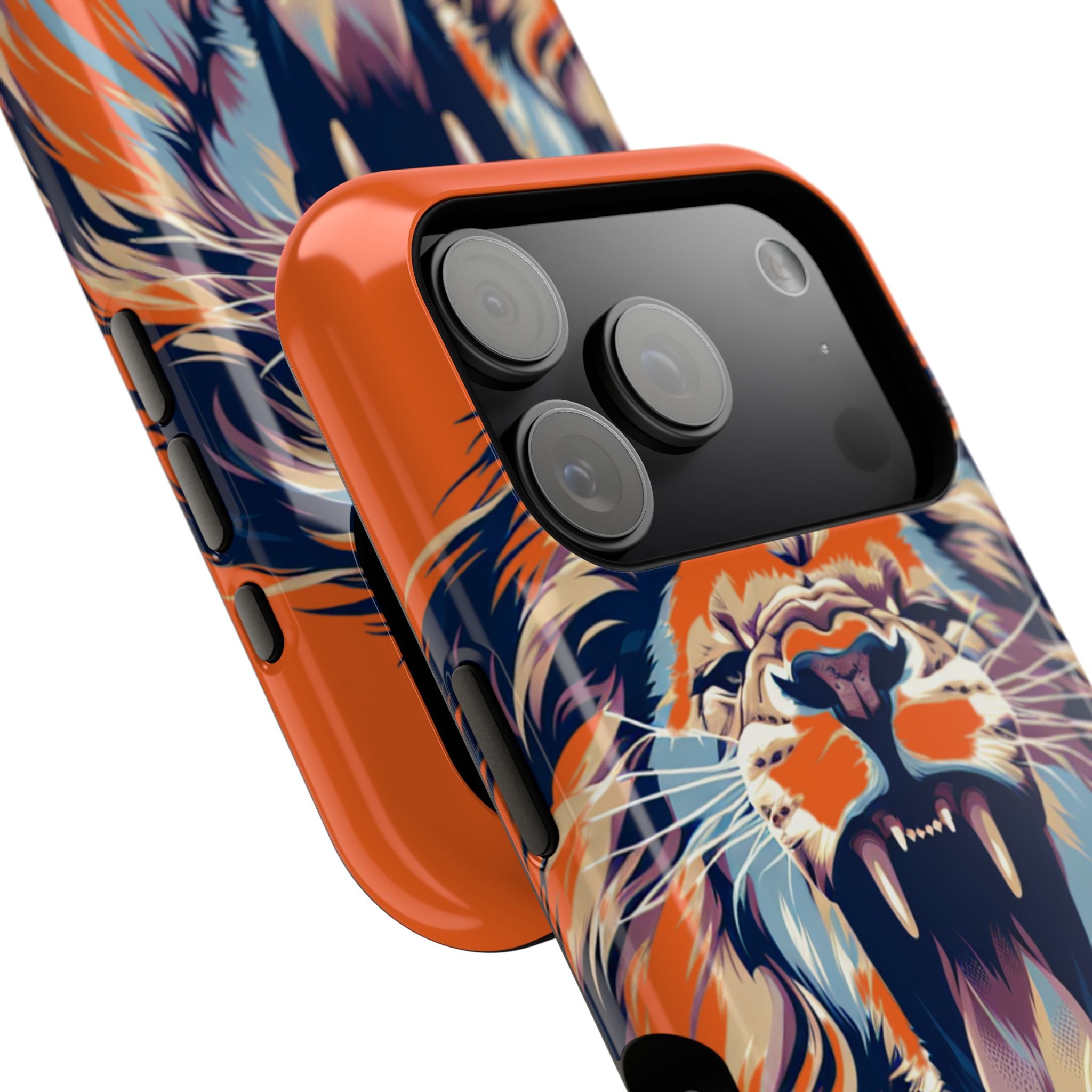 Wild Roar Lion Impact Resistant Phone Case