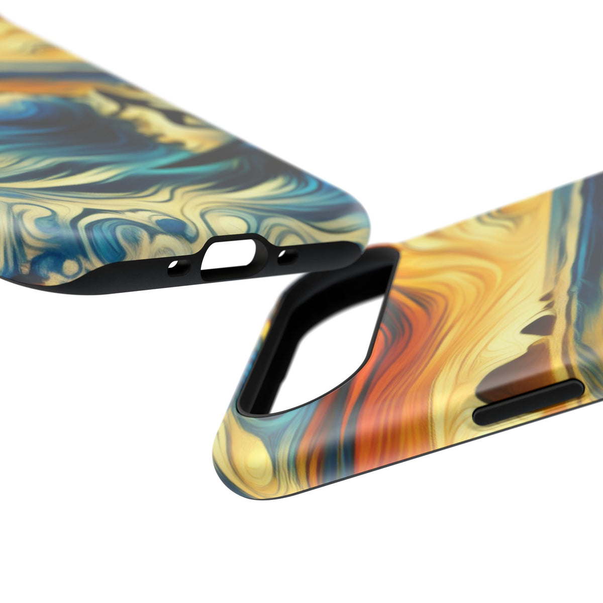 Impact Resistant Phone Case - Surfing Ocean Waves Design, Coastal Decor Gift