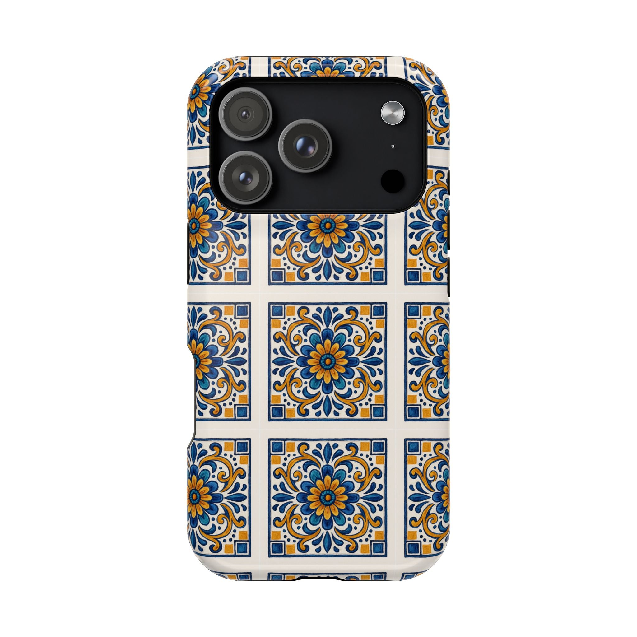 Colorful Floral Phone Case, Durable Impact-Resistant