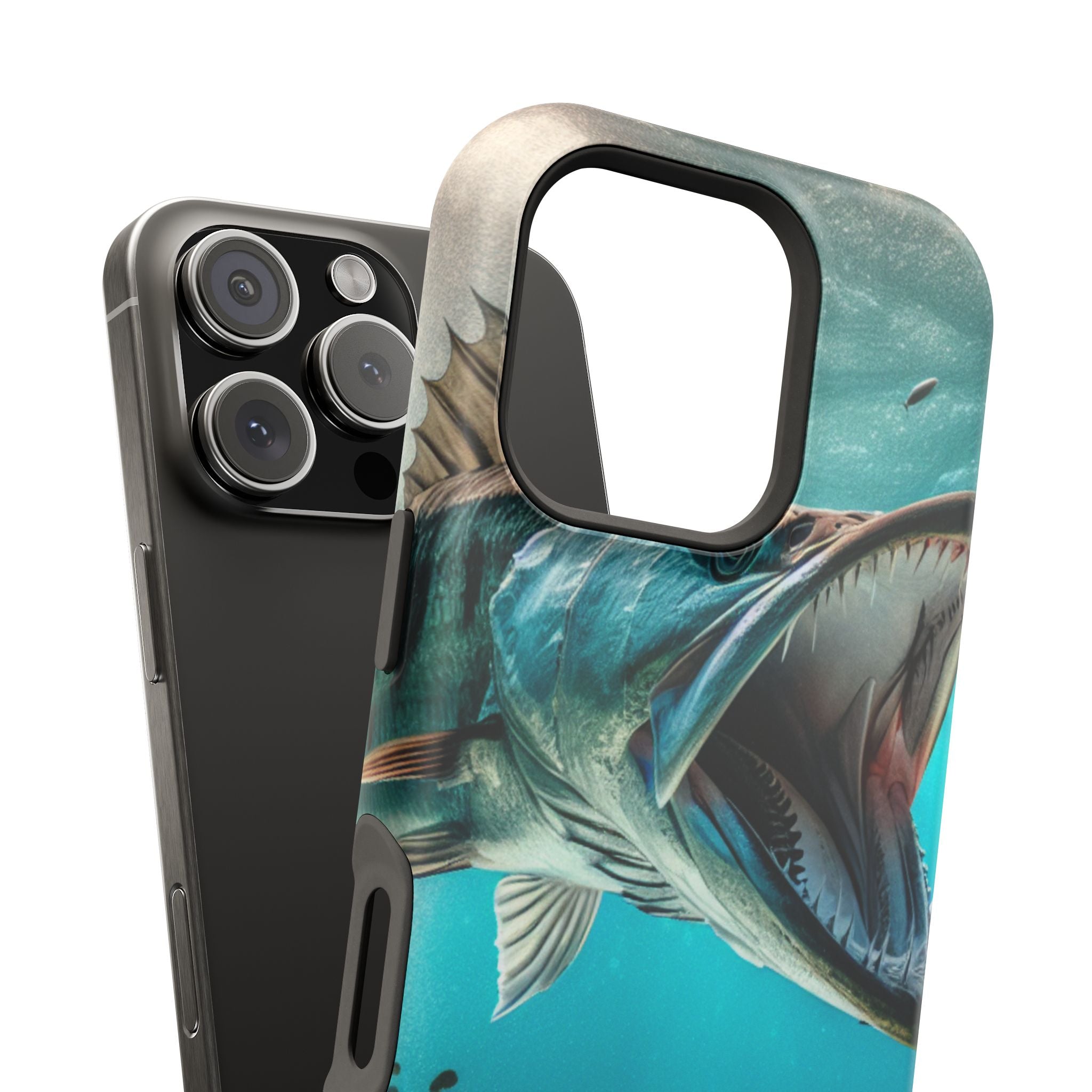 Fish Ocean Life, Impact Resistant Durable Phone Cover, Outdoor Adventure