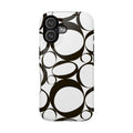 Black & White Impact-Resistant Phone Case - Durable