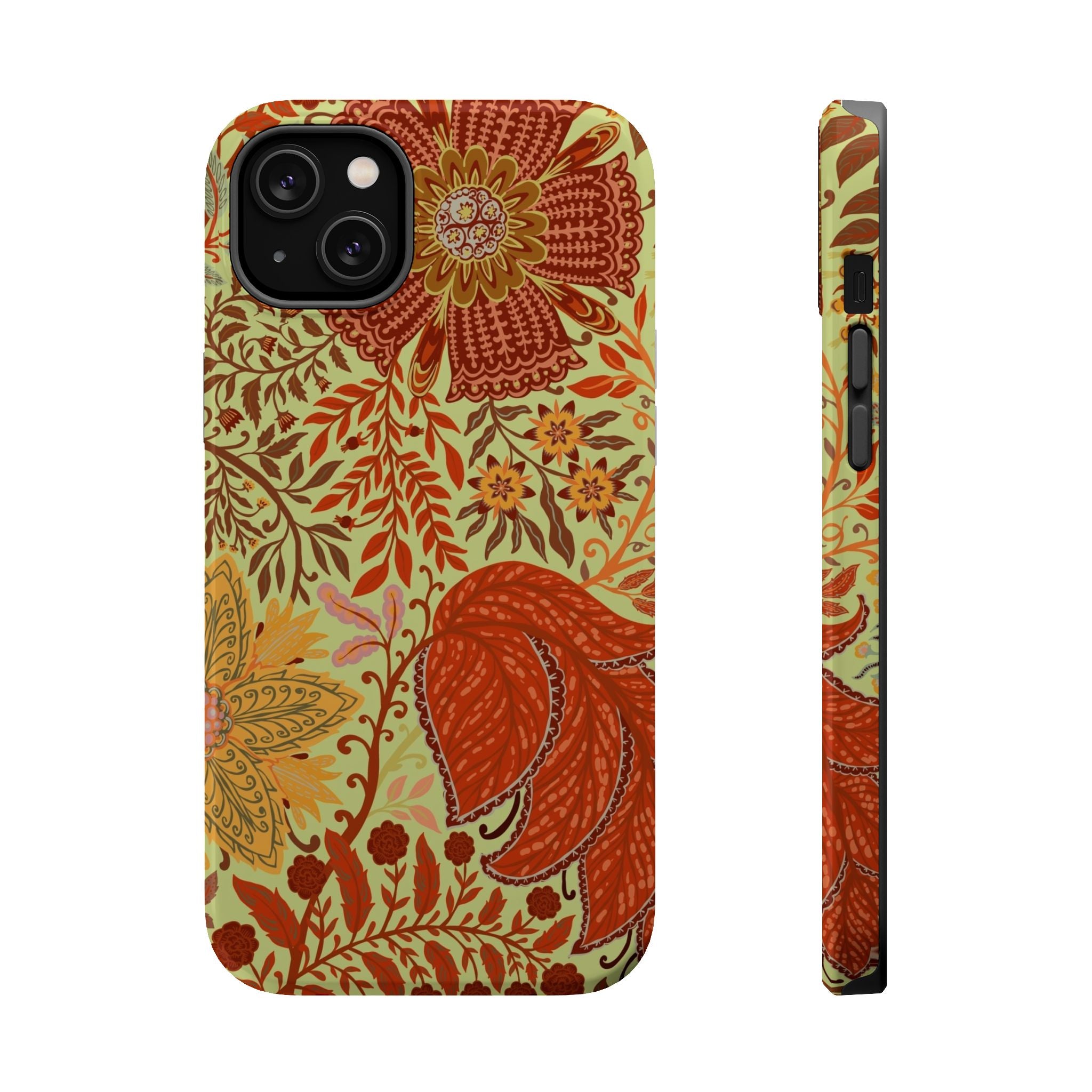 Floral Paisley Magnetic Impact-Resistant Phone Case