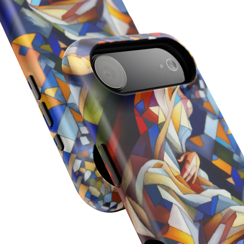 Abstract Stained Glass Dragon Impact Phone Case