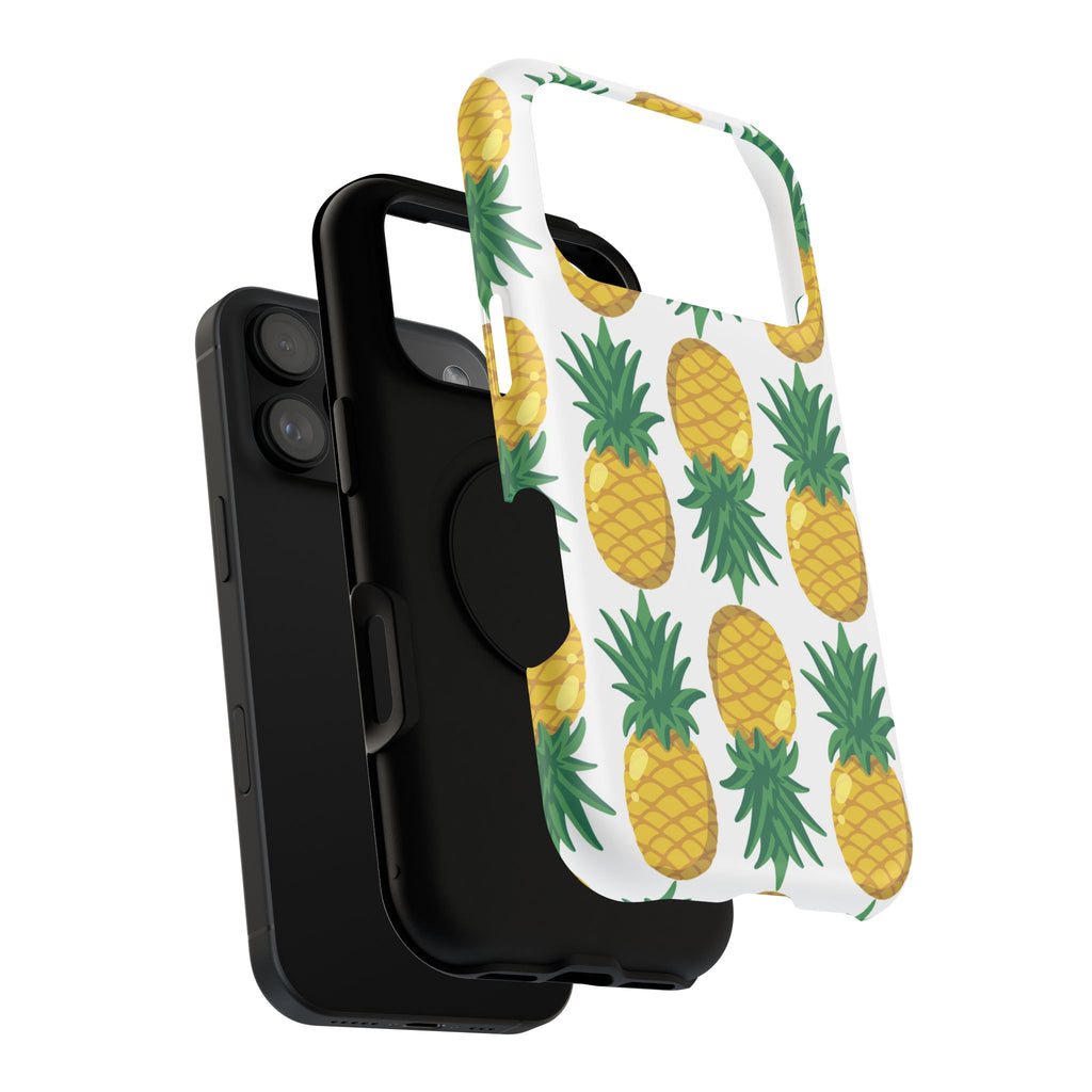 Pineapple Print Phone Case - Impact-Resistant