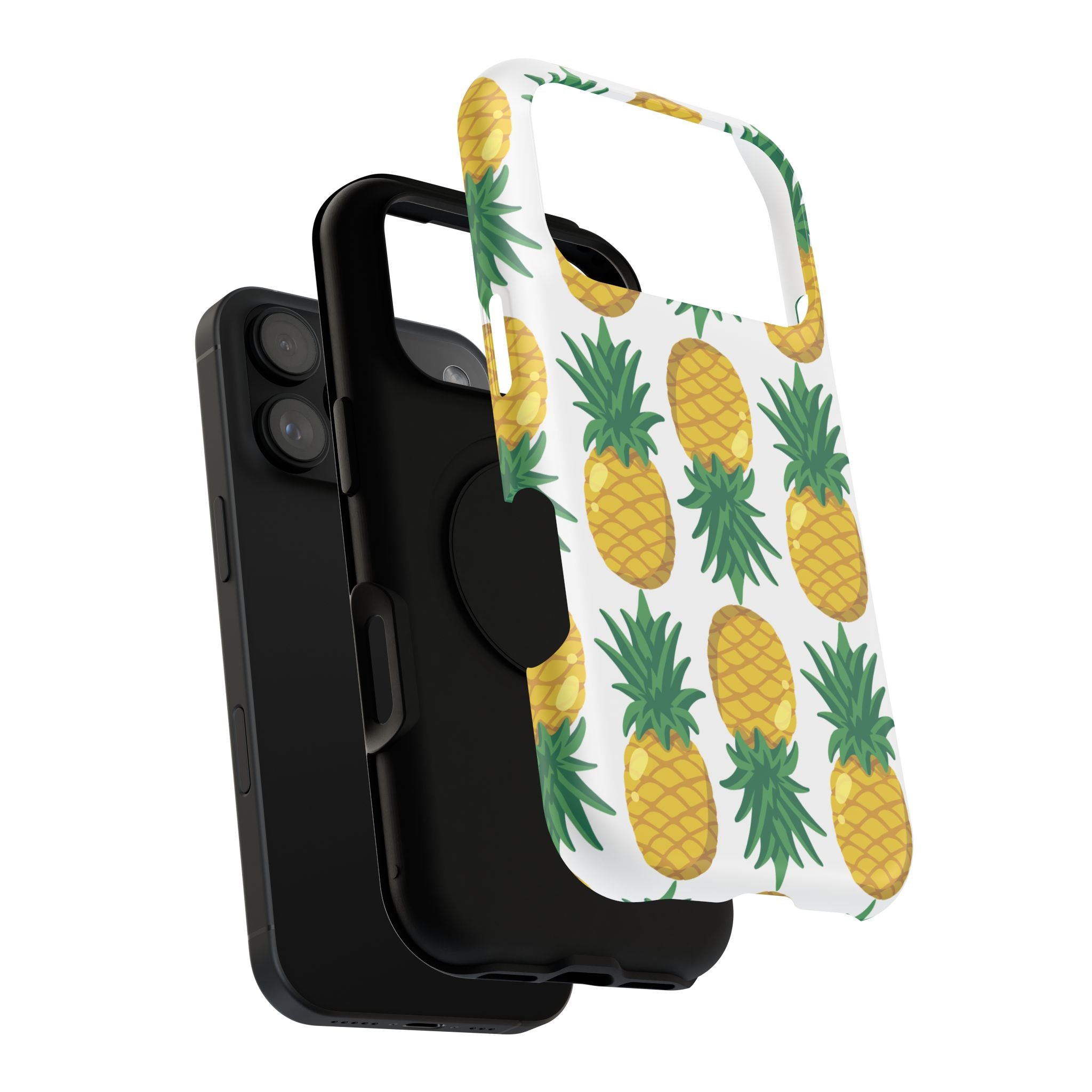 Pineapple Print Phone Case - Impact-Resistant