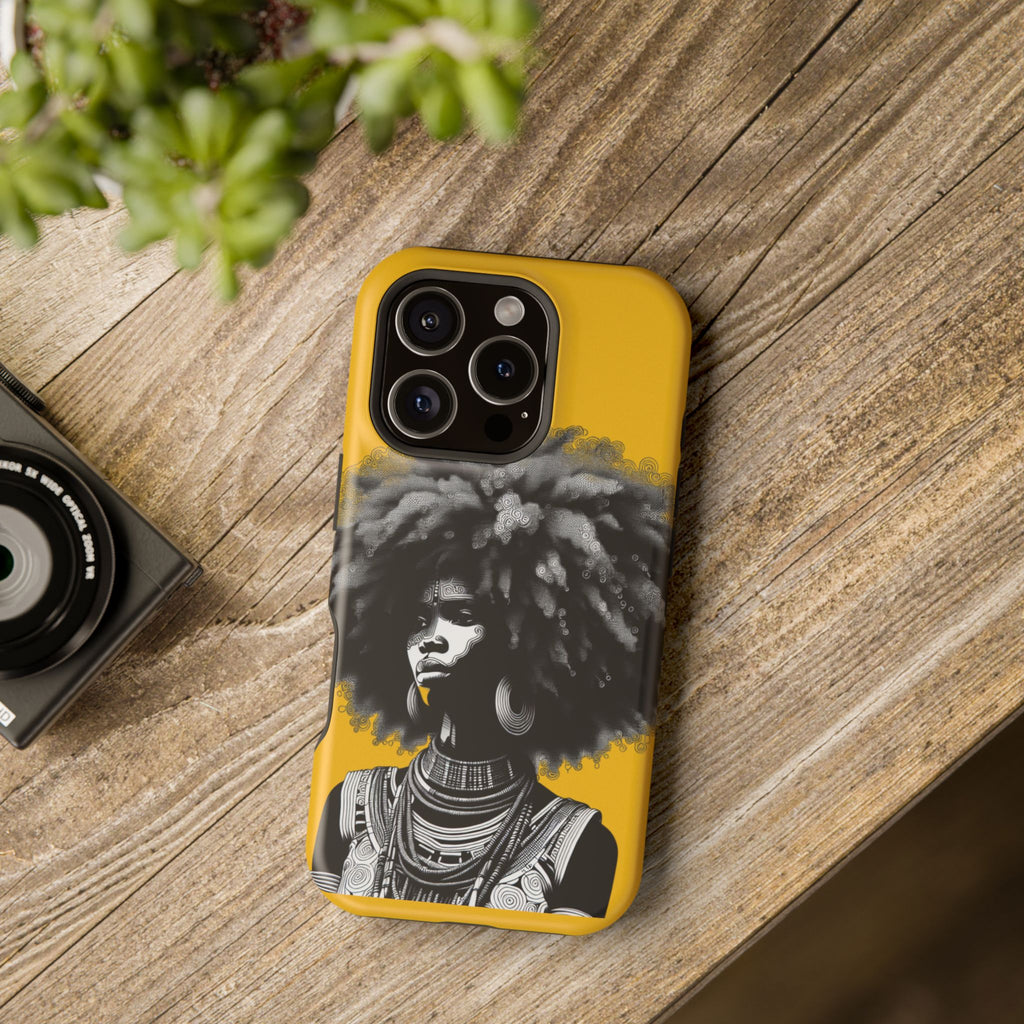 Bold African Art Impact Resistant  Phone Case