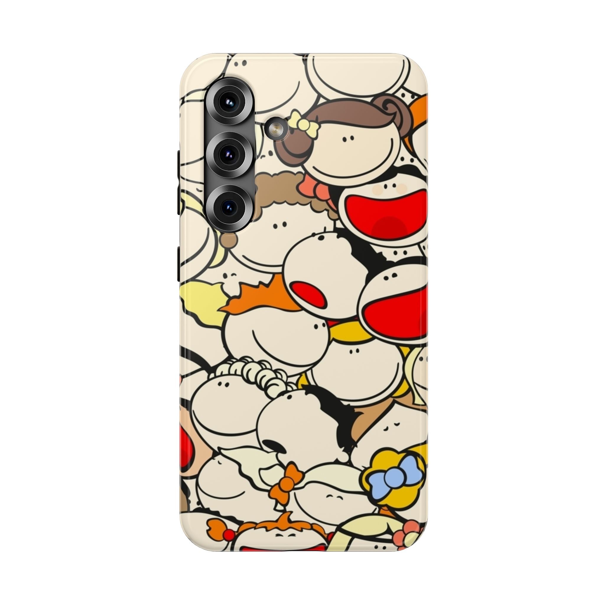 Cartoon Faces Impact-Resistant Phone Case