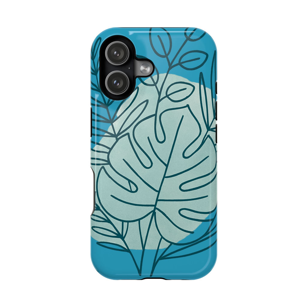 Tropical Floral Phone Case, Impact-Resistant