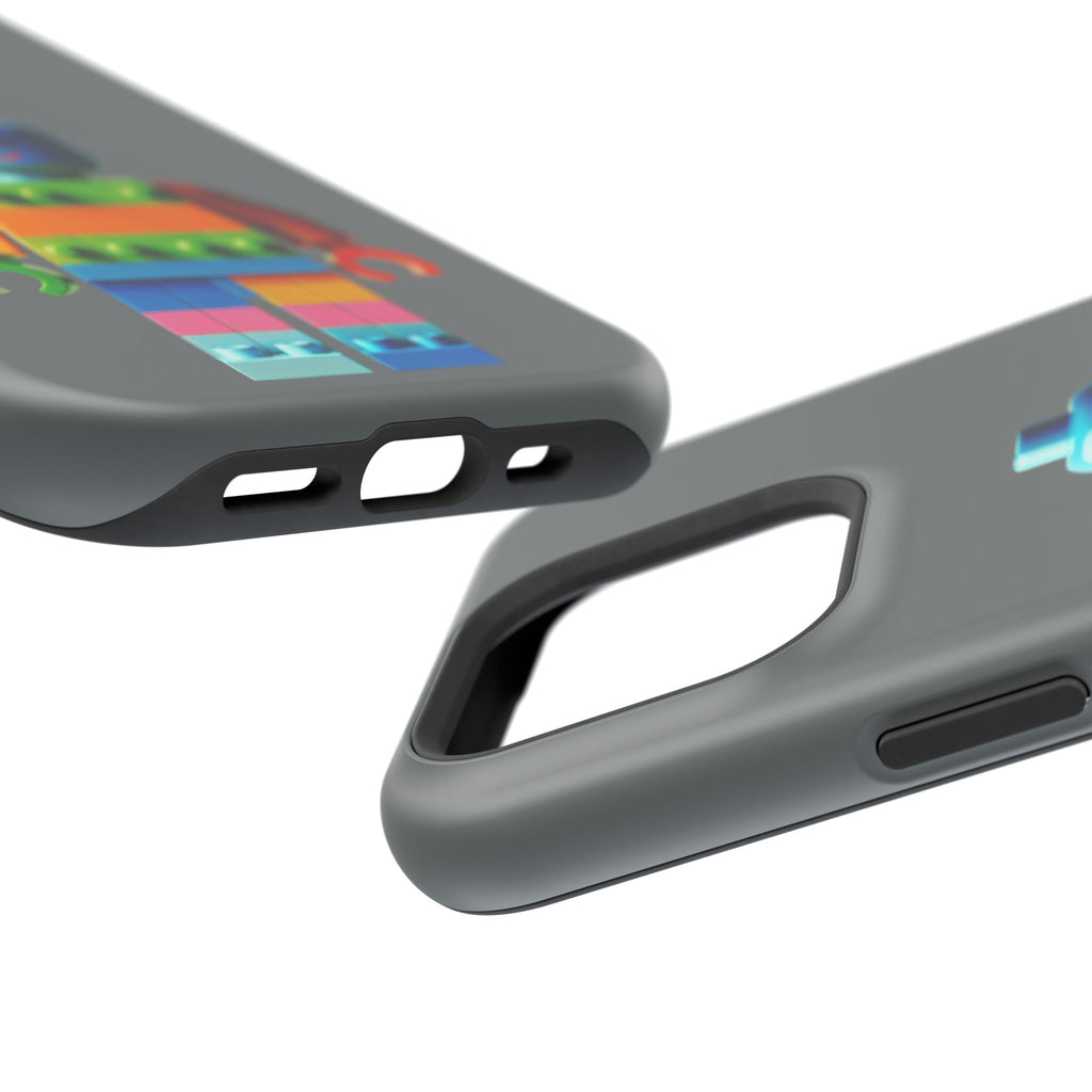 Rainbow Lego Character Impact Resistant Phone Case - Tough Protection for Kids & Adults