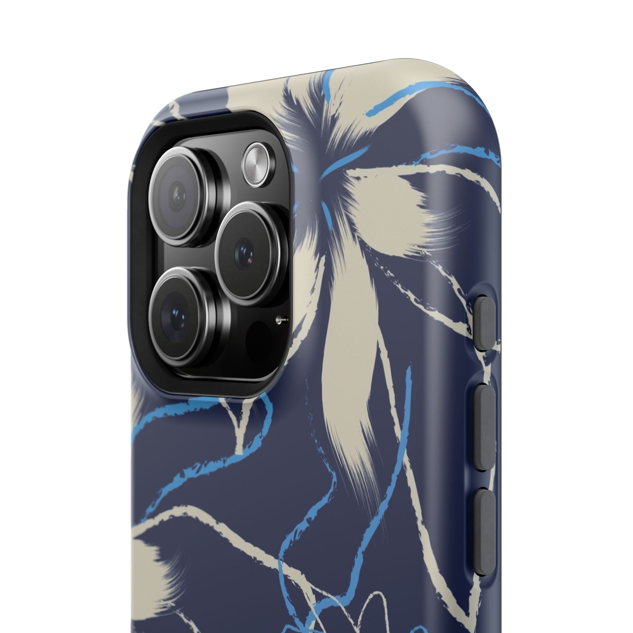 Floral Impact-Resistant Phone Case, Durable