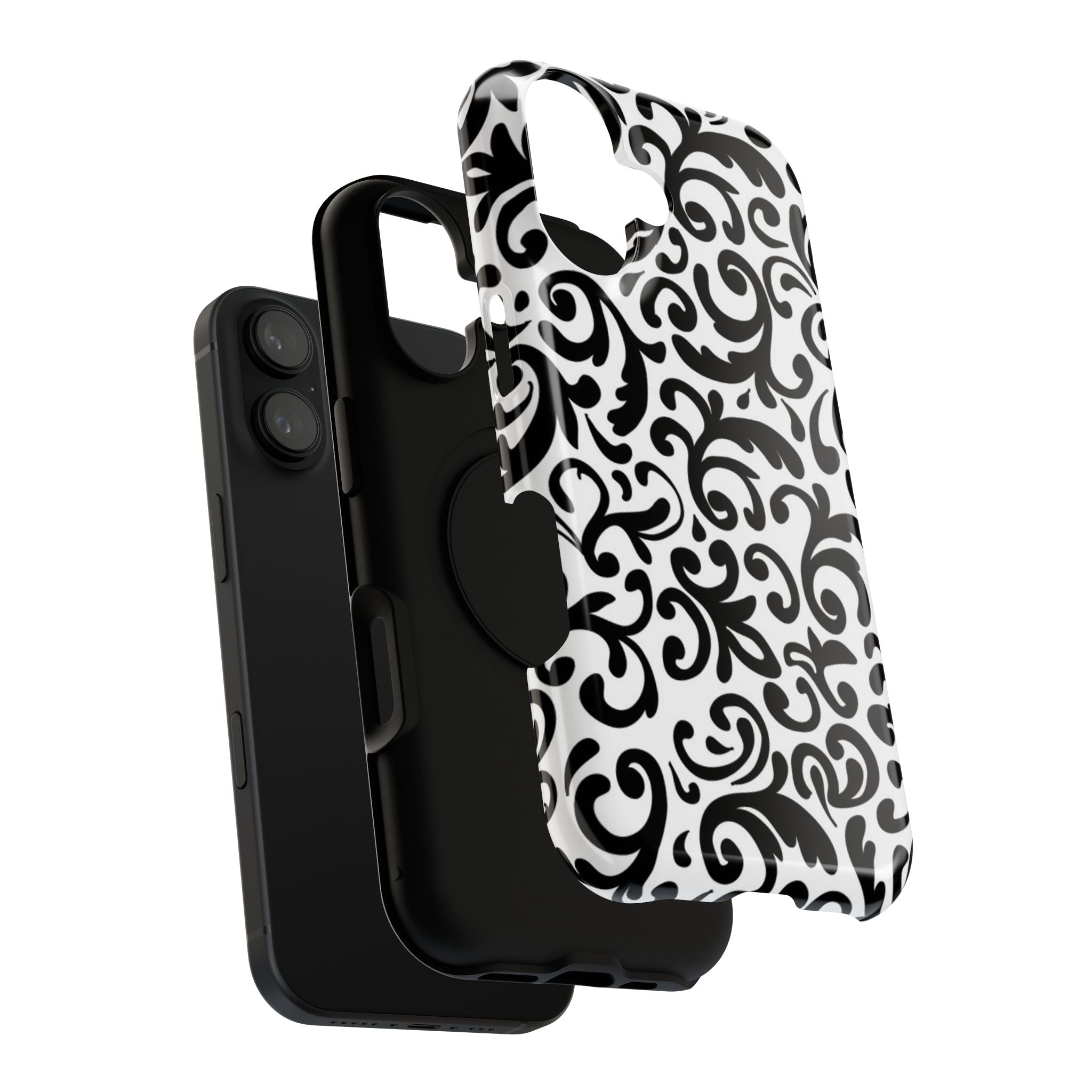 Stylish Black & White Design Phone Case