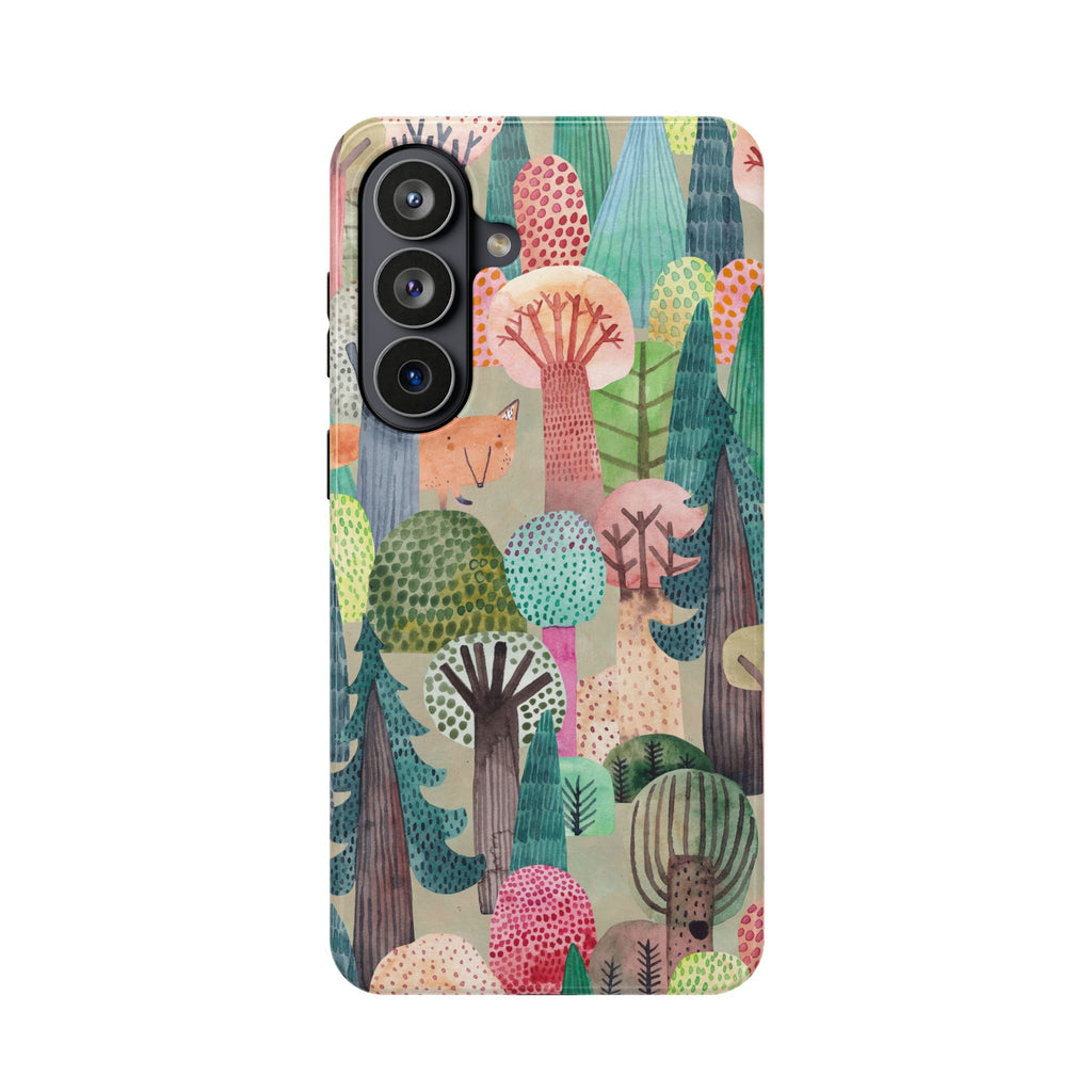 Whimsical Forest Fox Impact Phone Case