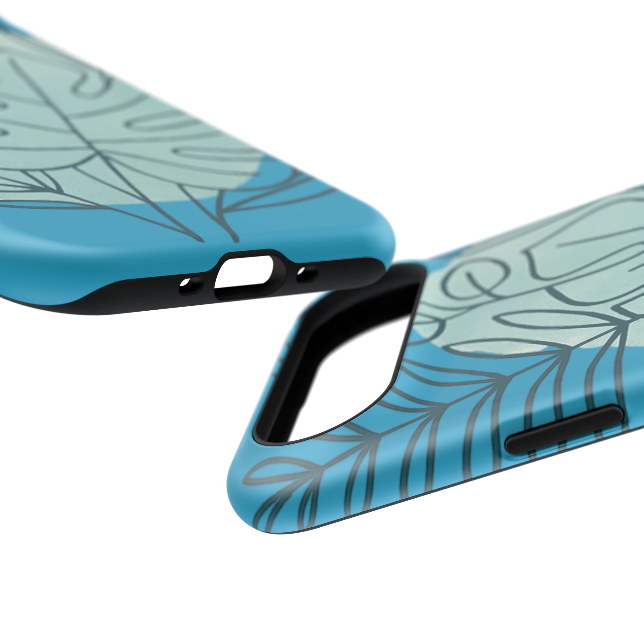 Tropical Floral Phone Case, Impact-Resistant