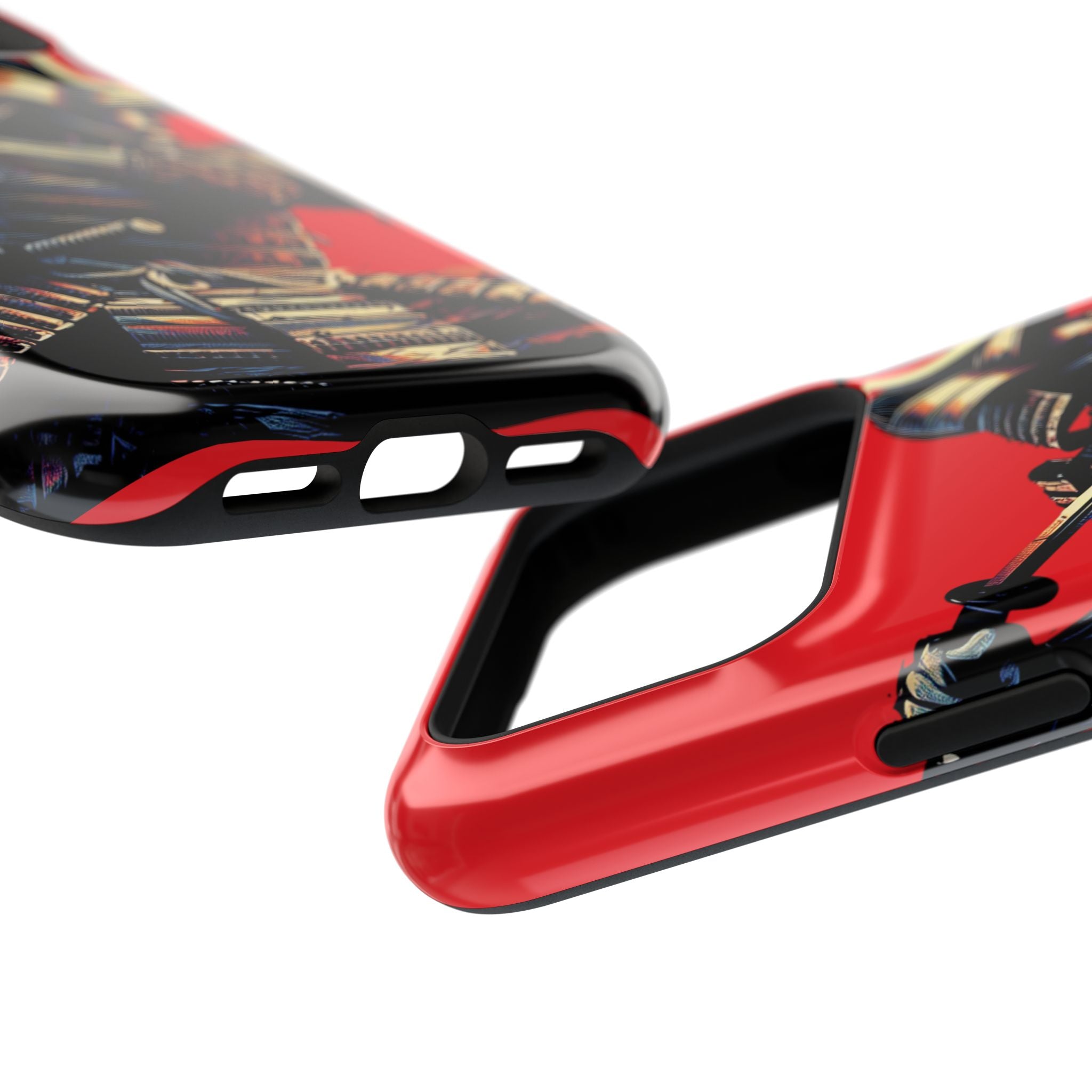 Impact Resistant Phone Case - Samurai Red Warrior