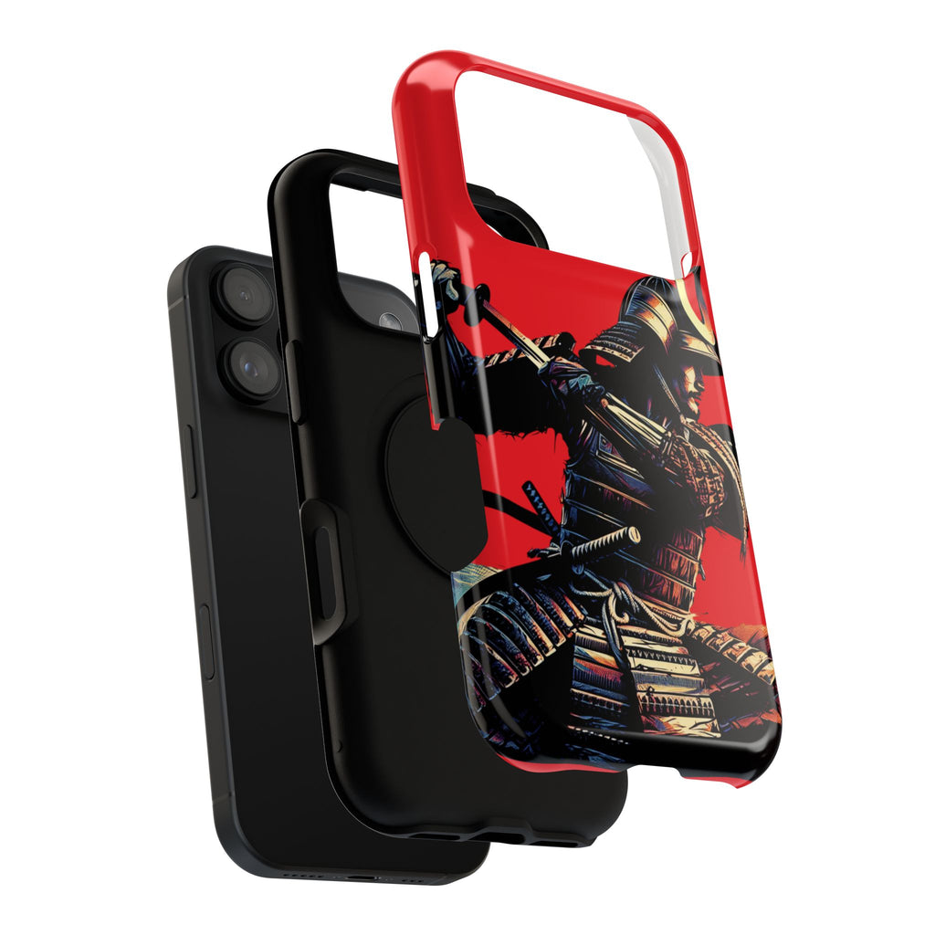 Impact Resistant Phone Case - Samurai Red Warrior