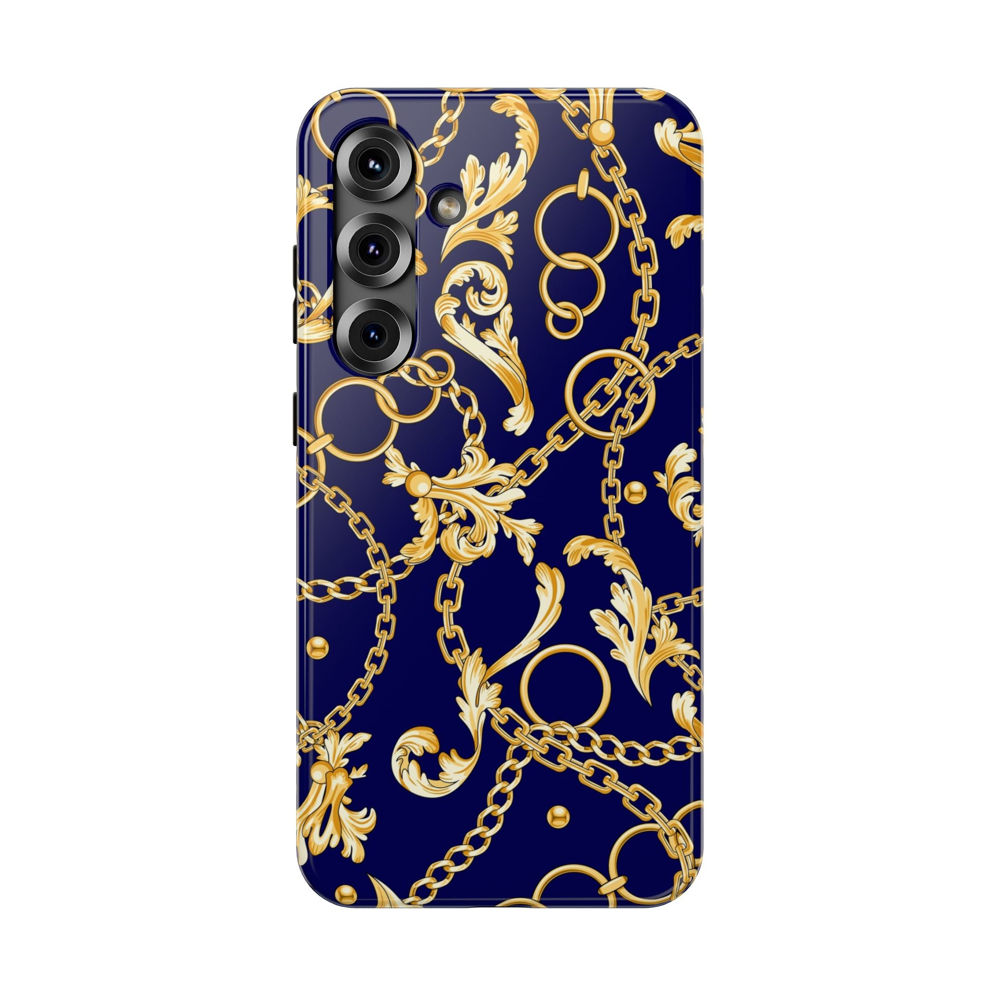 Golden Chain Impact-Resistant Phone Case