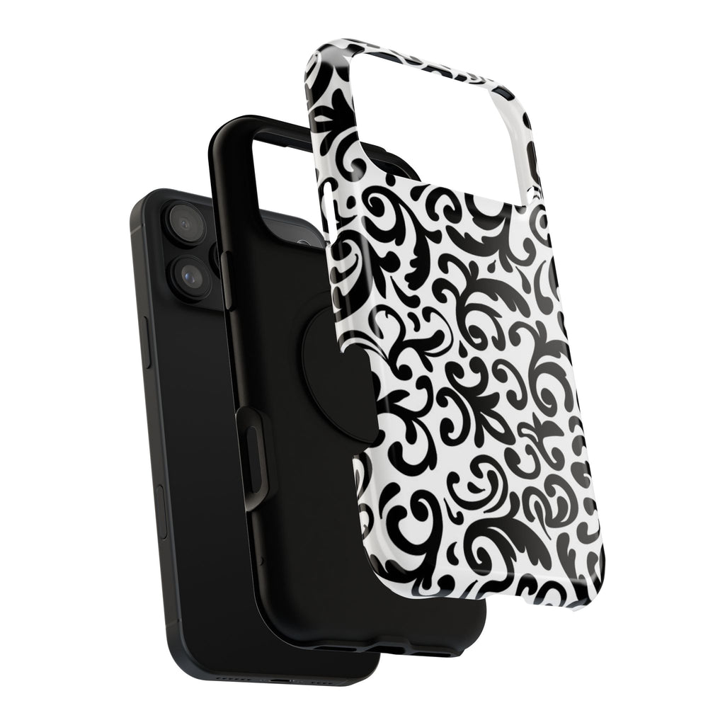 Stylish Black & White Design Phone Case
