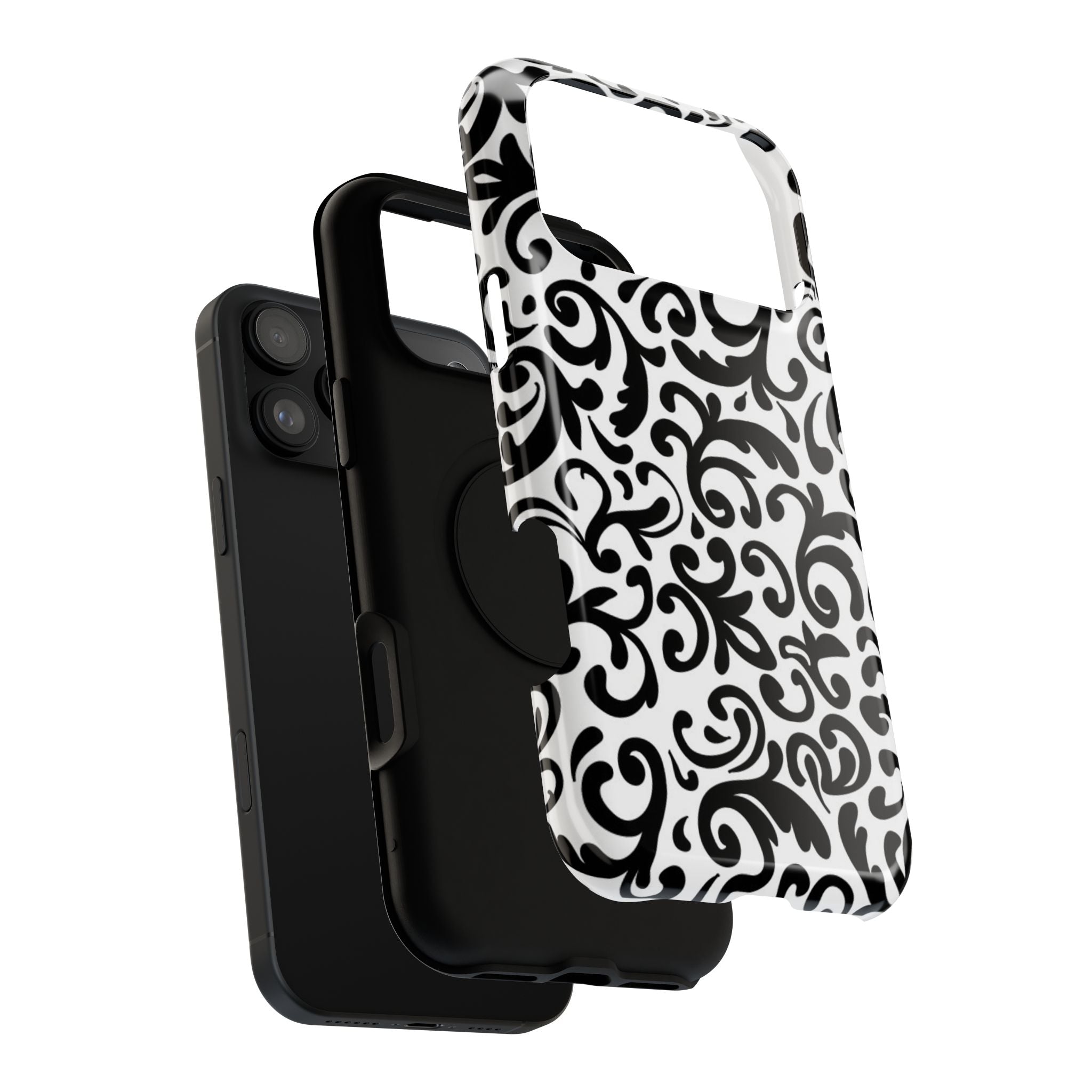 Stylish Black & White Design Phone Case