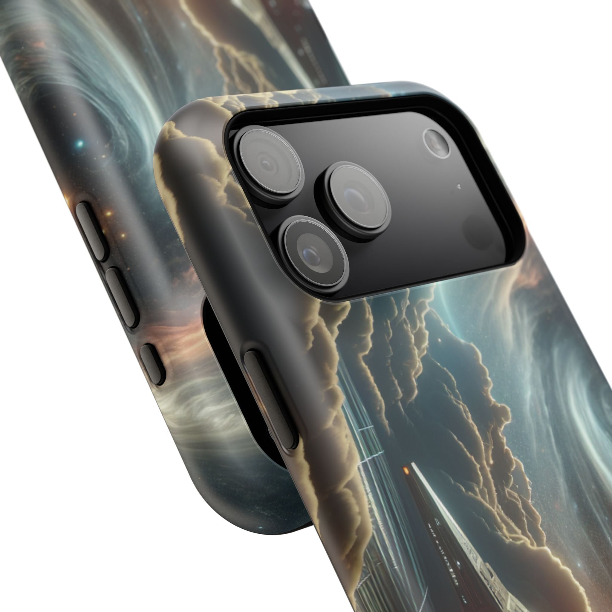 Cosmic Space Ship Impact Resistant Phone Case