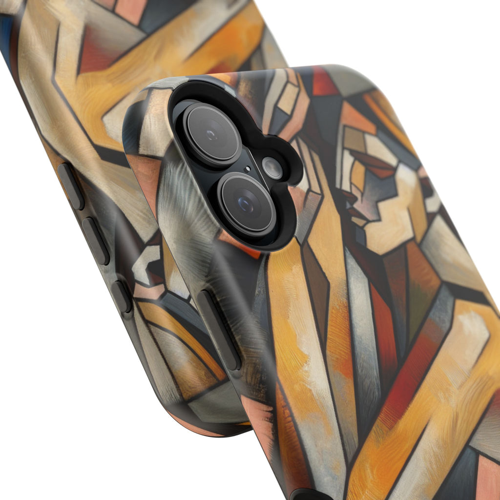 Impact Resistant Phone Case - Woman Abstract Design