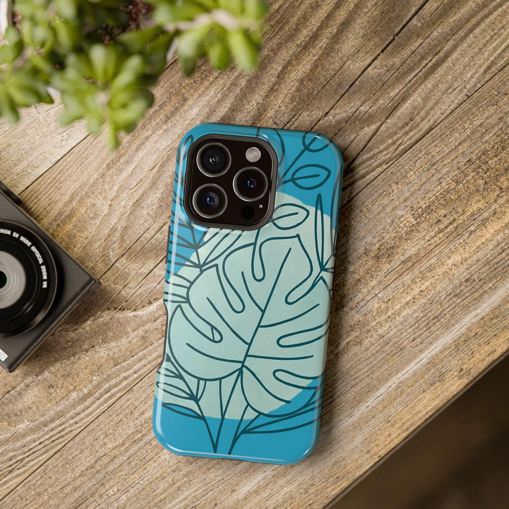 Tropical Floral Phone Case, Impact-Resistant