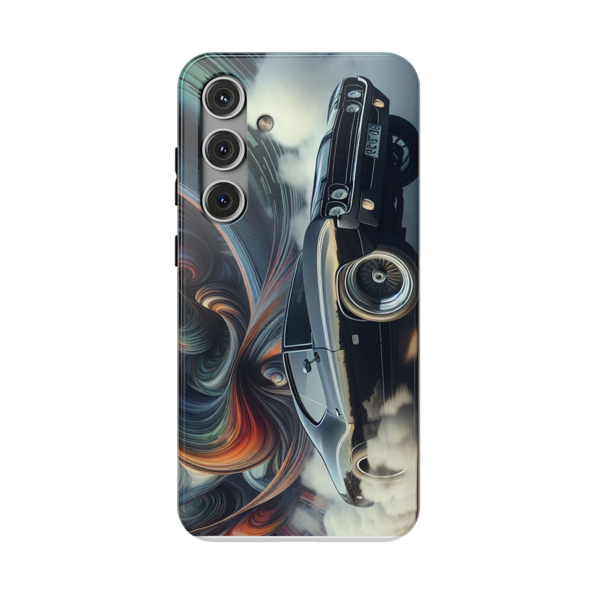 Vintage Muscle Car Phone Case — Retro Racing Art Impact-Resistant Case